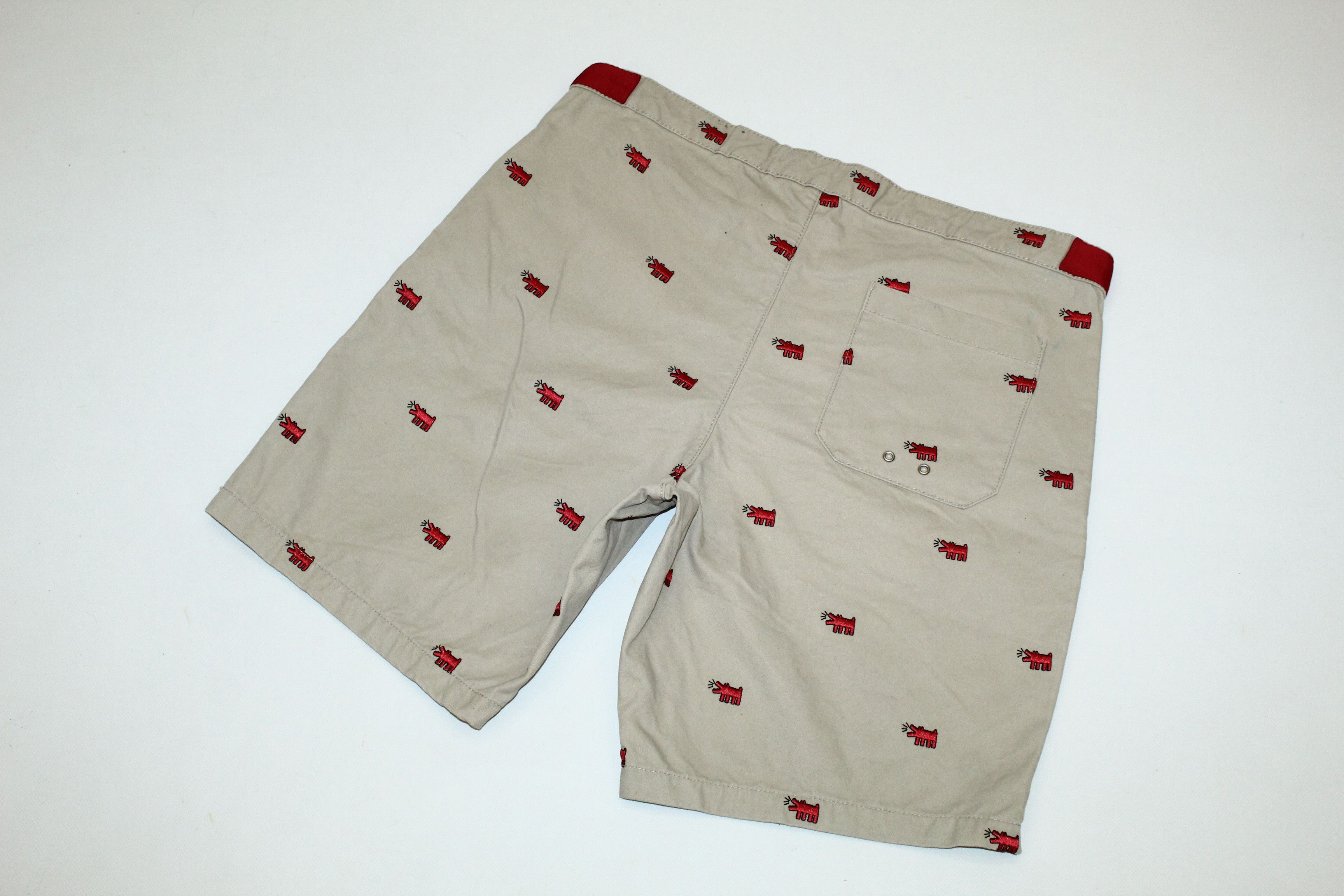 Keith Haring Keith Harring Dog Multilogo Embroidery Bermuda Shorts Size US 36 / EU 52 - 9 Thumbnail