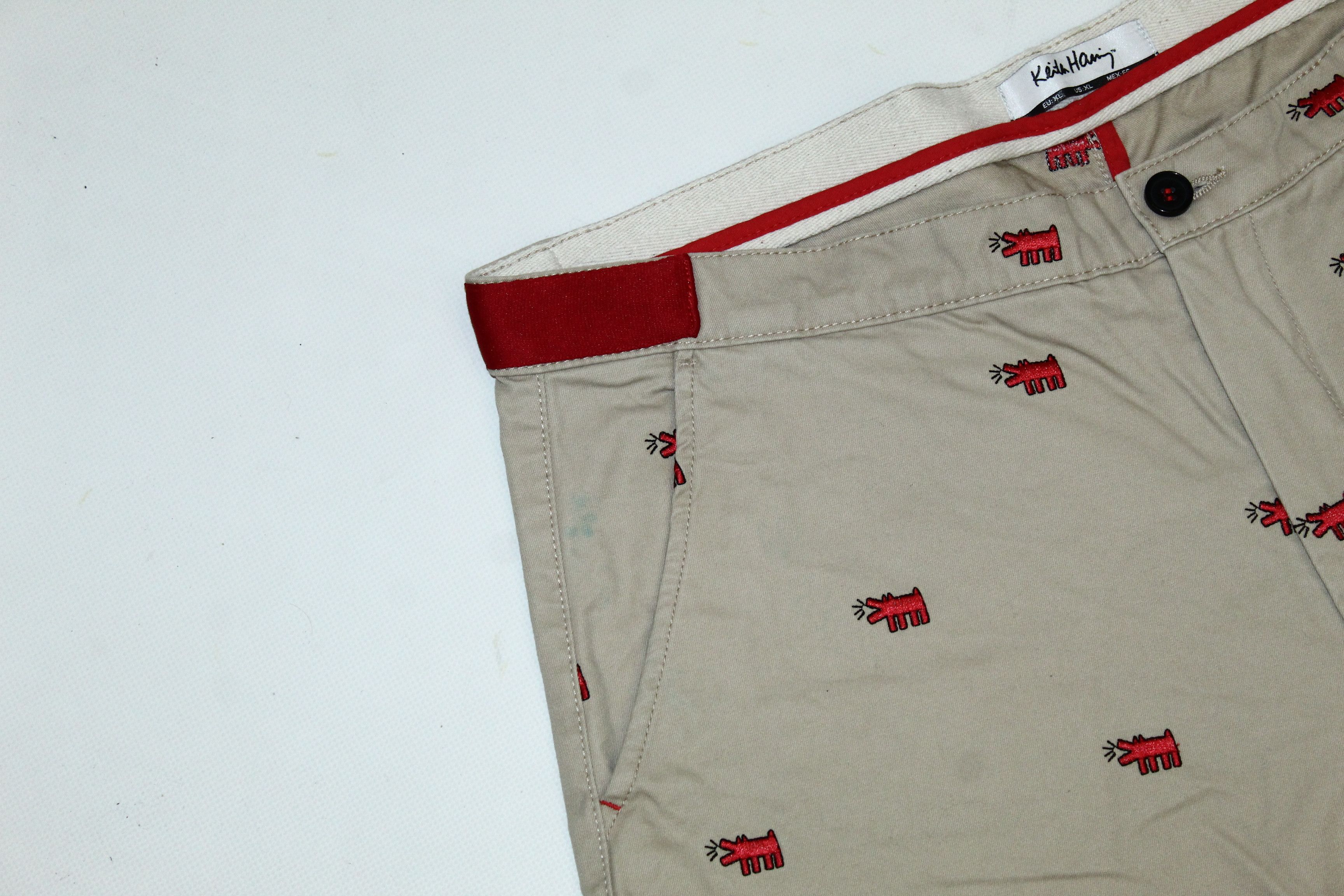 Keith Haring Keith Harring Dog Multilogo Embroidery Bermuda Shorts Size US 36 / EU 52 - 3 Thumbnail