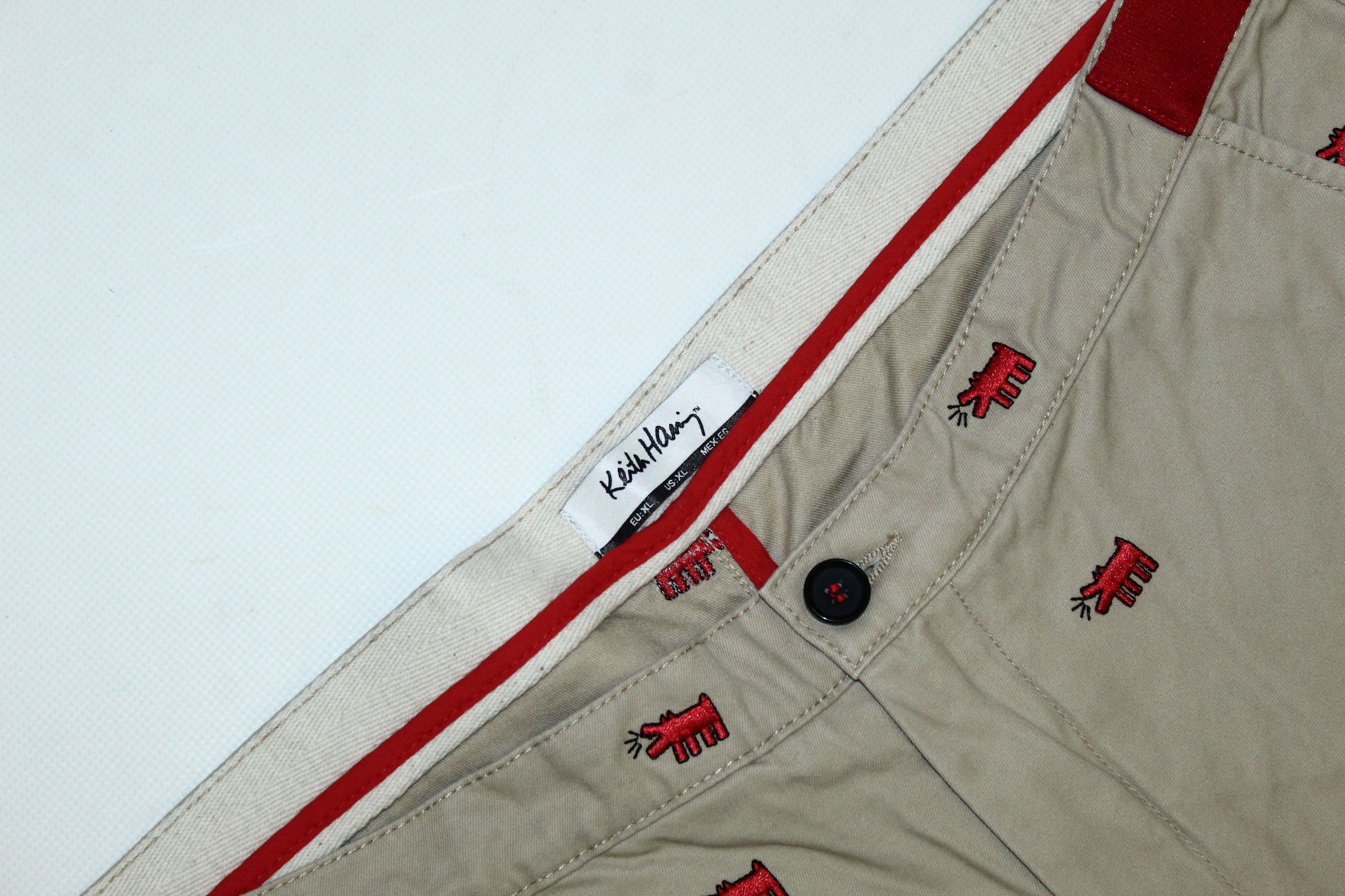Keith Haring Keith Harring Dog Multilogo Embroidery Bermuda Shorts Size US 36 / EU 52 - 4 Thumbnail
