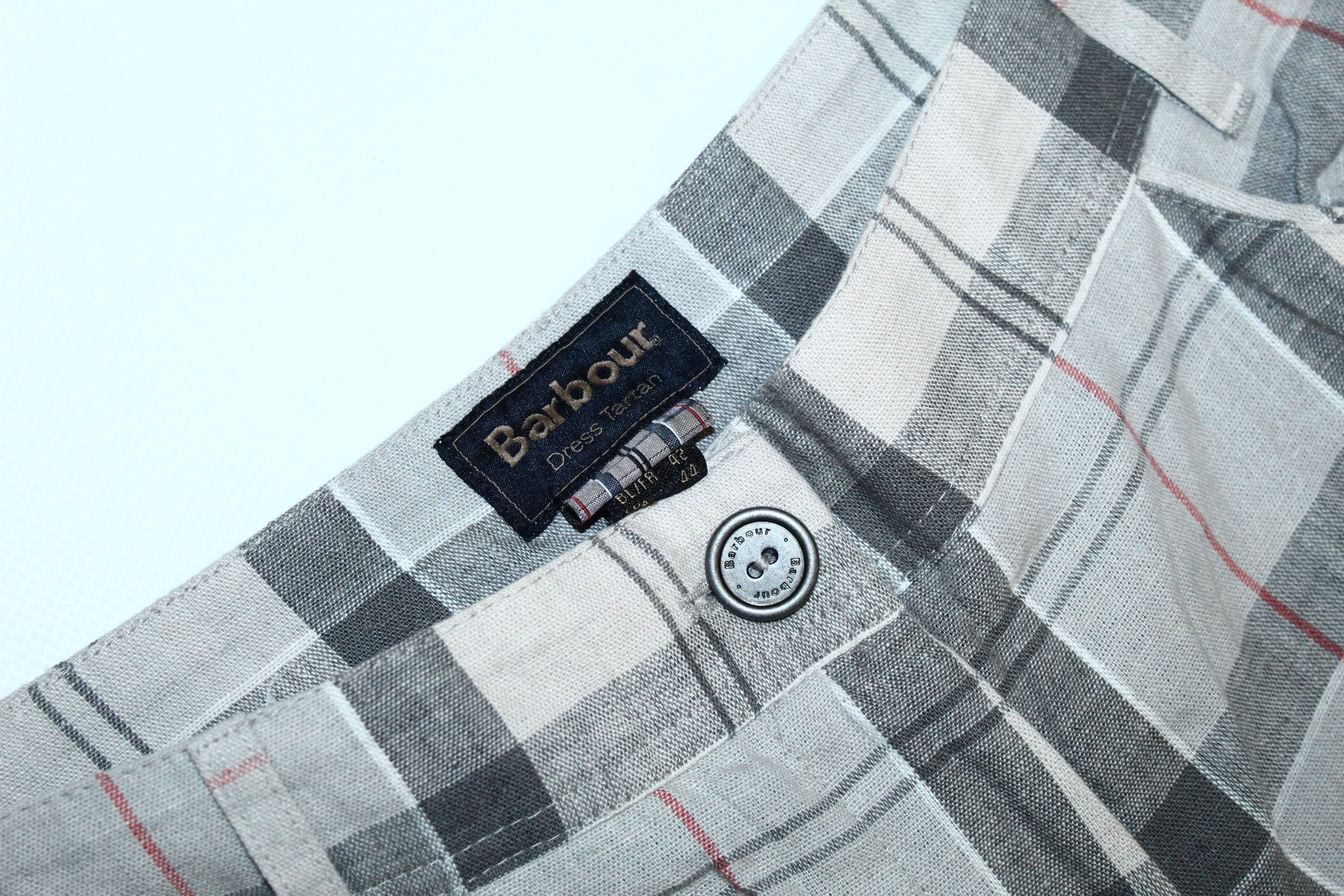 Barbour Barbour Tartan Linen Blend Bermuda Shorts Size US 30 / EU 46 - 5 Thumbnail
