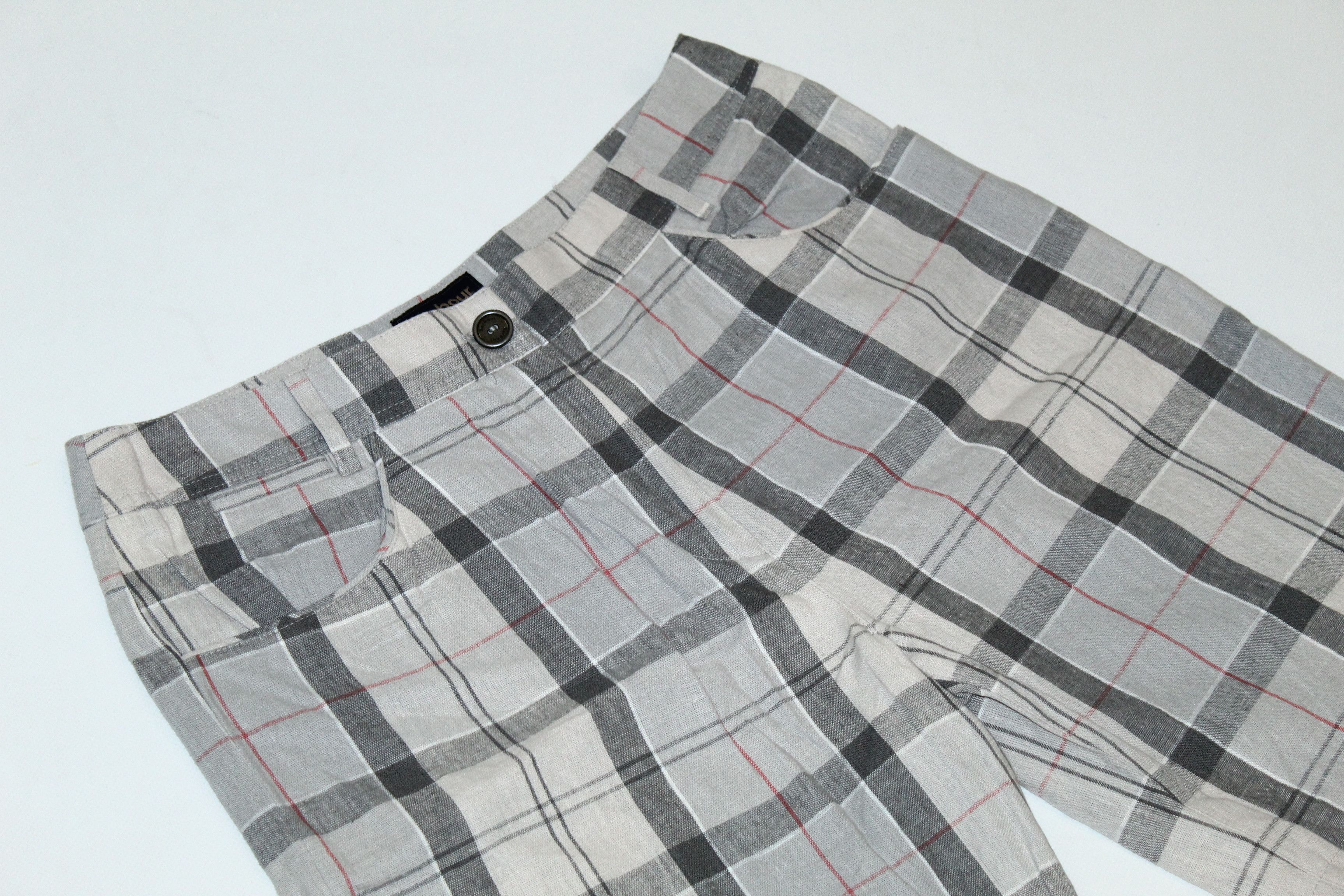 Barbour Barbour Tartan Linen Blend Bermuda Shorts Size US 30 / EU 46 - 3 Thumbnail