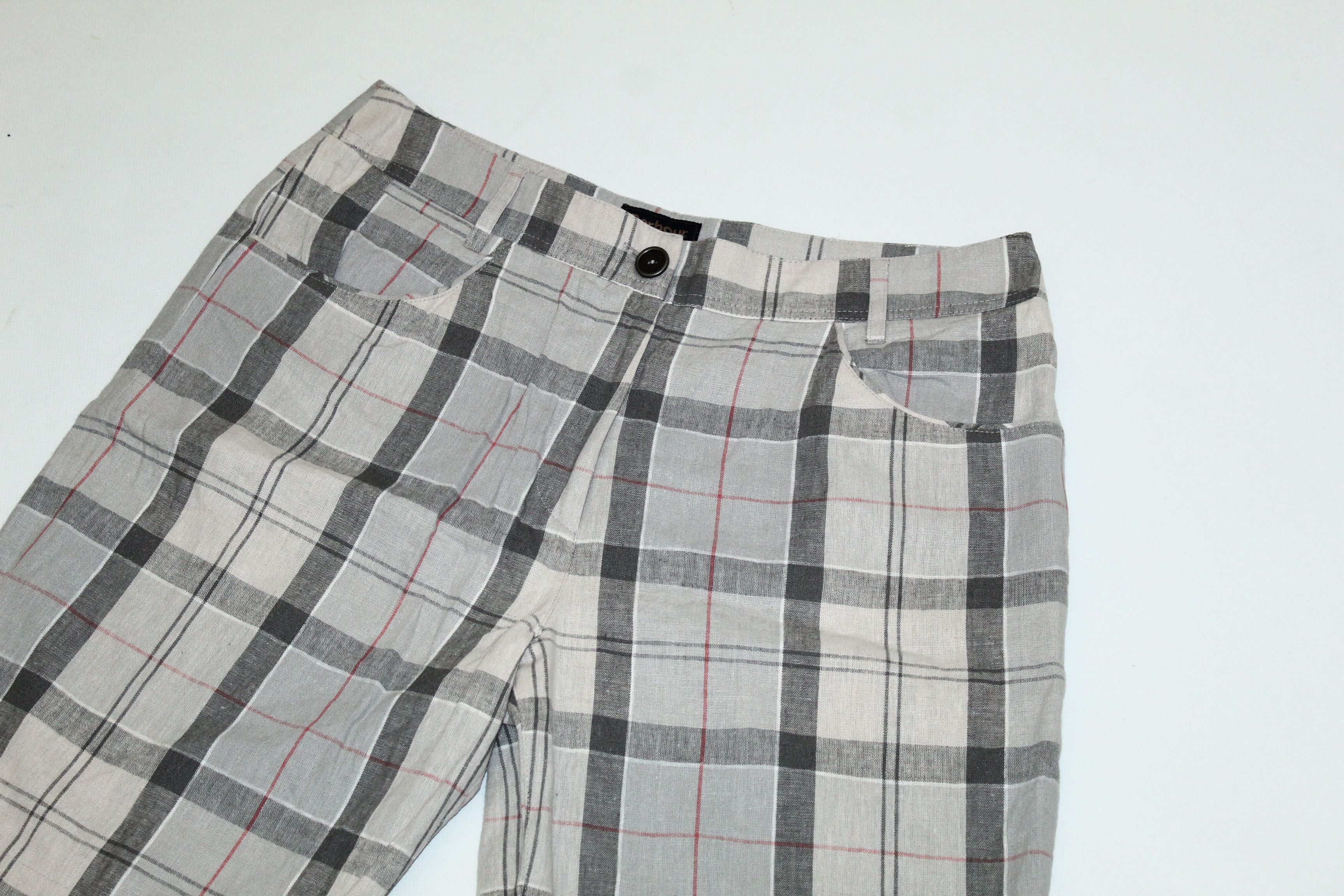 Barbour Barbour Tartan Linen Blend Bermuda Shorts Size US 30 / EU 46 - 4 Thumbnail