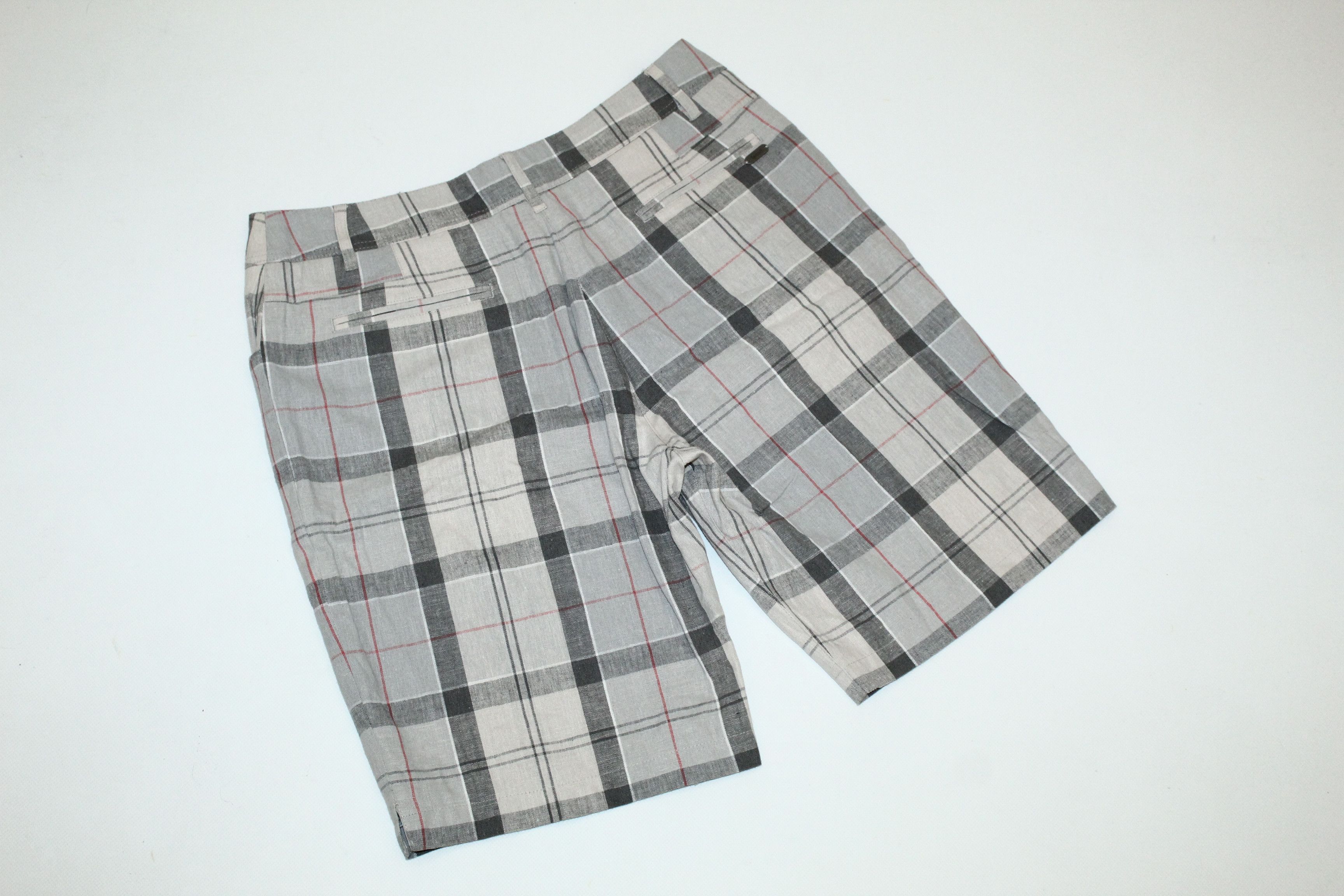 Barbour Barbour Tartan Linen Blend Bermuda Shorts Size US 30 / EU 46 - 7 Thumbnail