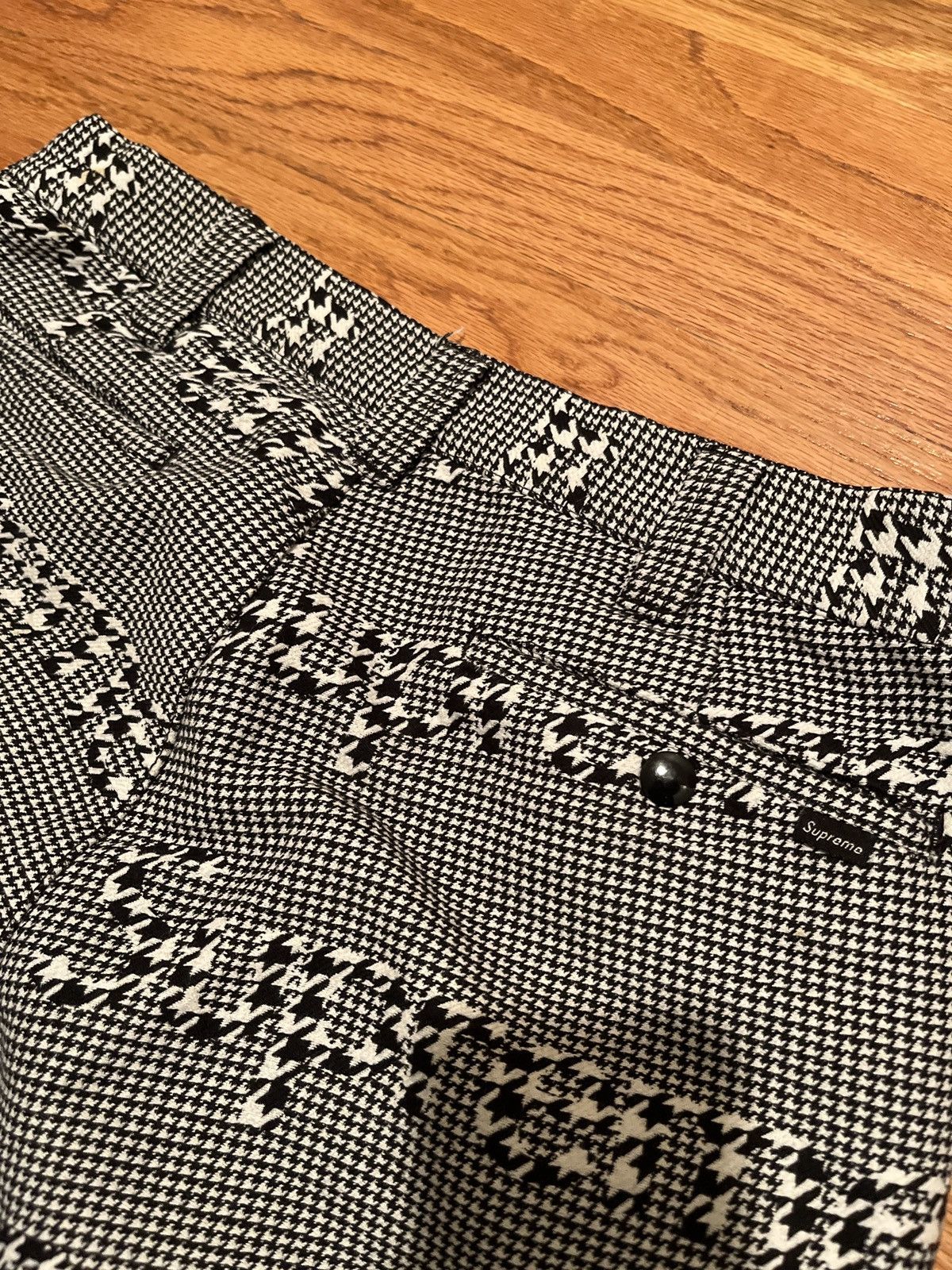 パンツ Supreme Work Pant Black Houndstooth Supreme(シュプリーム) 20AW「Work Pant Black Houndstooth」ハウンド