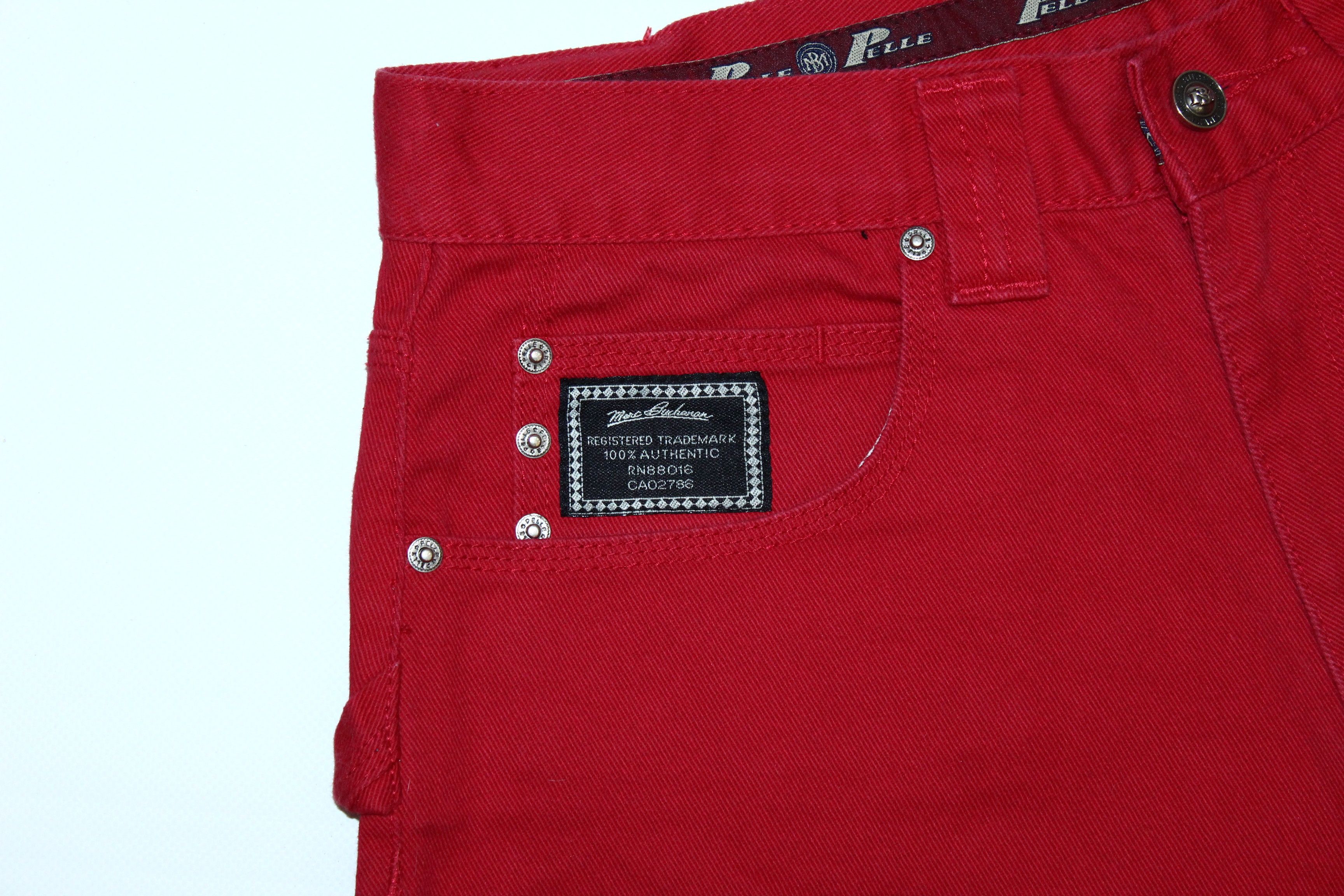 Pelle Pelle RARE💥90's Pelle Pelle OG Baggy Rap Denim Shorts Size US 32 / EU 48 - 3 Thumbnail