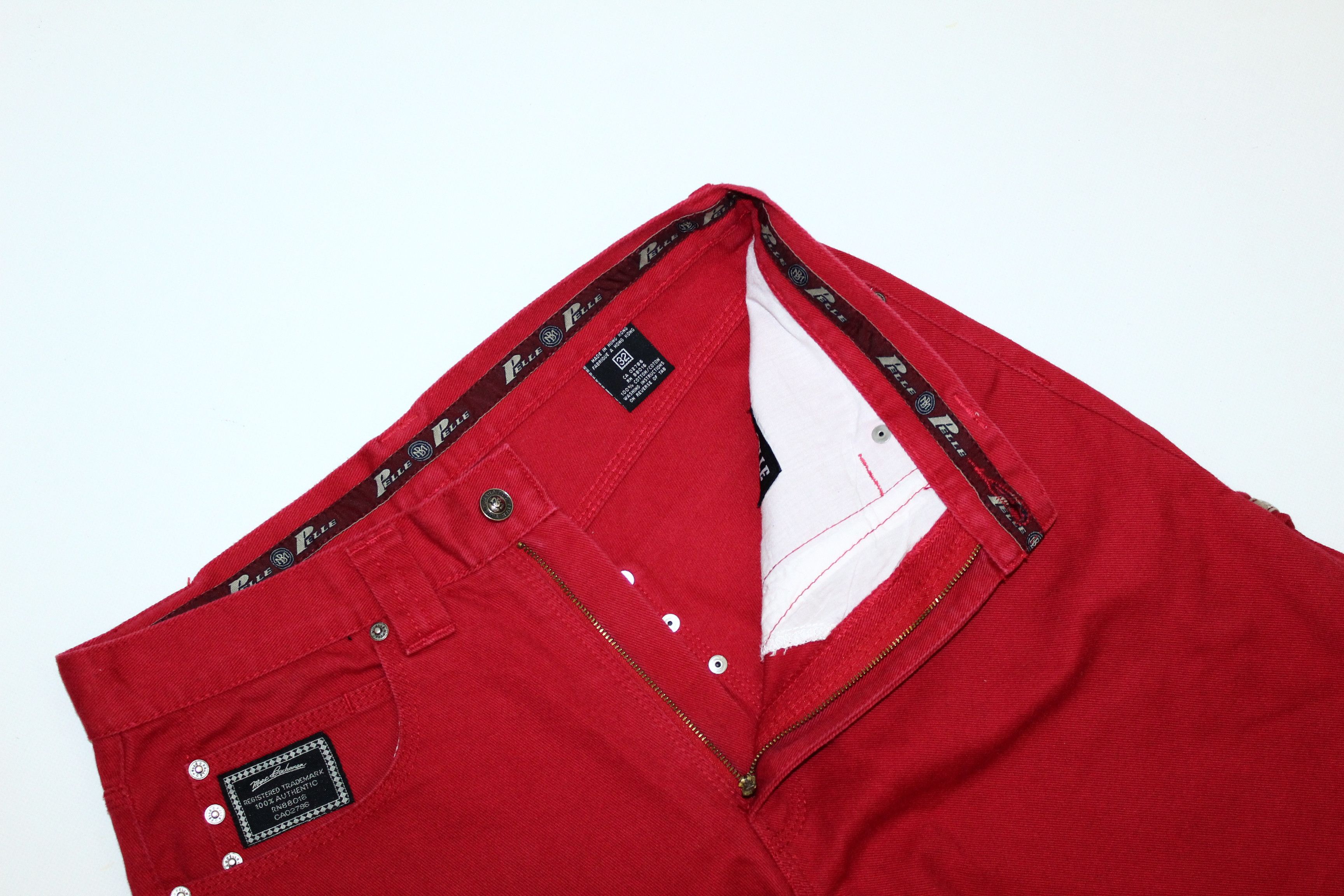Pelle Pelle RARE💥90's Pelle Pelle OG Baggy Rap Denim Shorts Size US 32 / EU 48 - 4 Thumbnail