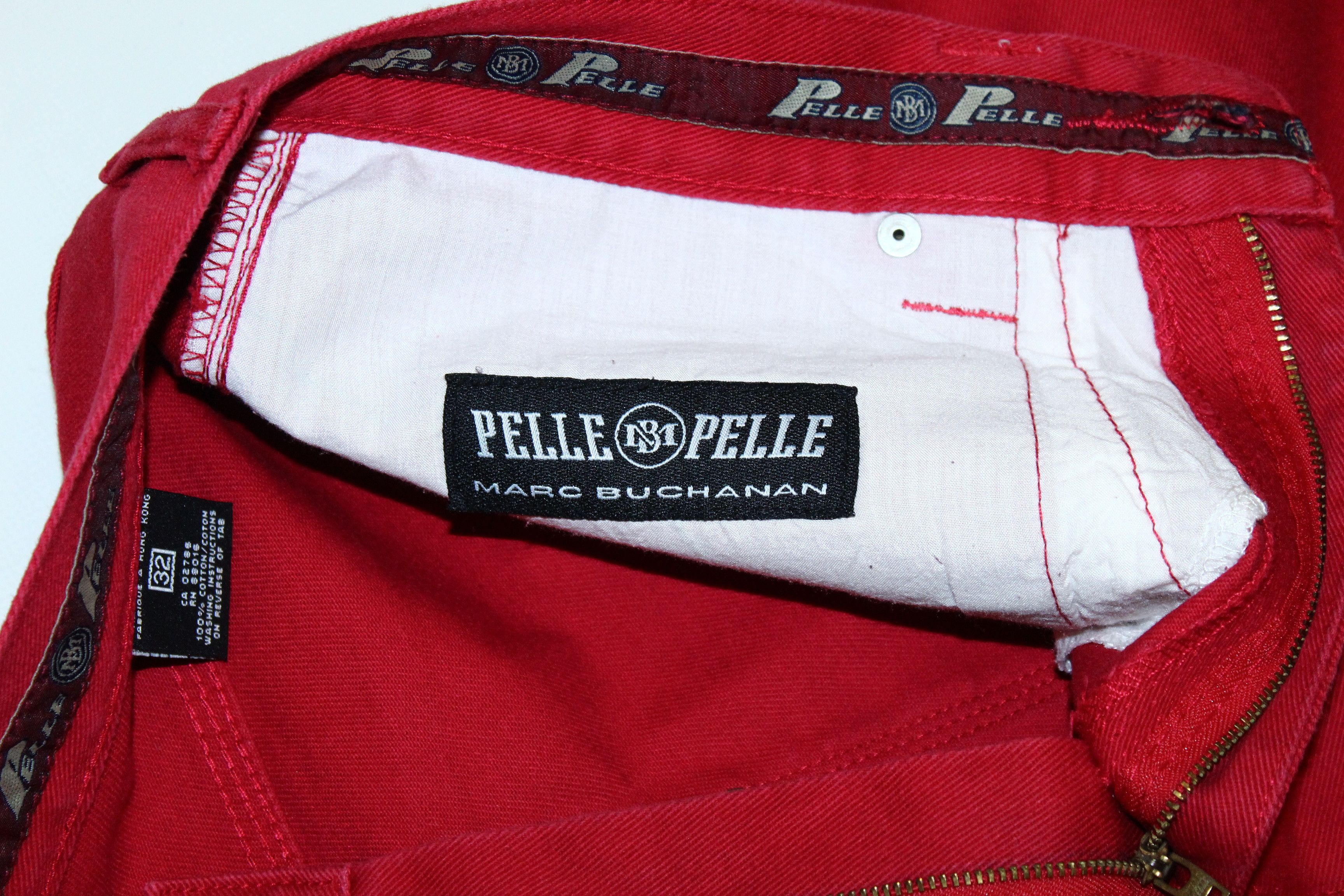 Pelle Pelle RARE💥90's Pelle Pelle OG Baggy Rap Denim Shorts Size US 32 / EU 48 - 6 Thumbnail