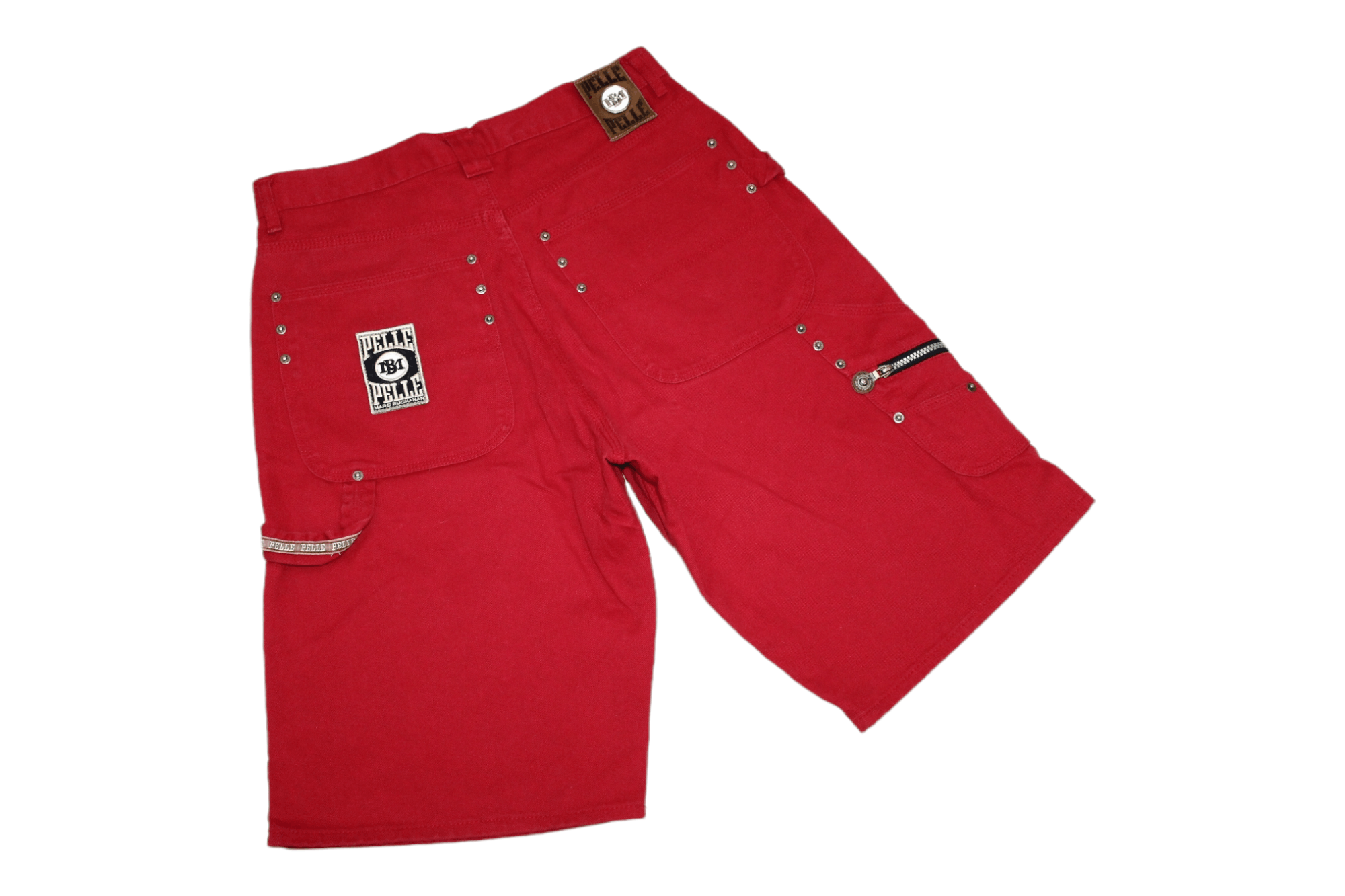 Pelle Pelle RARE💥90's Pelle Pelle OG Baggy Rap Denim Shorts Size US 32 / EU 48 - 1 Thumbnail