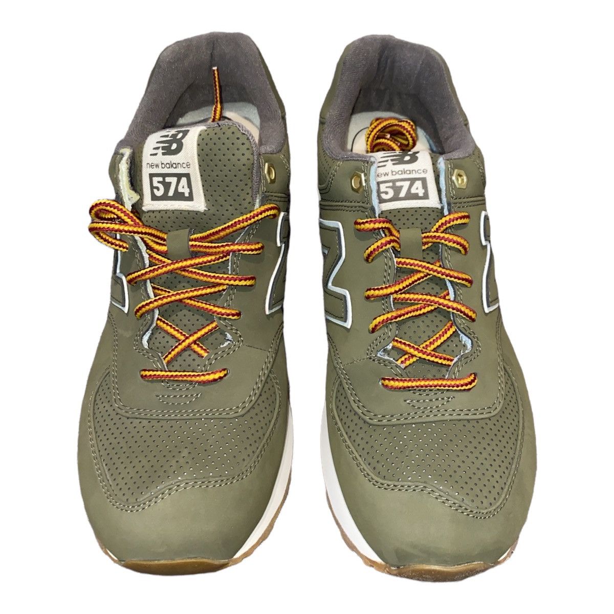 New balance 574 outdoor olive hotsell