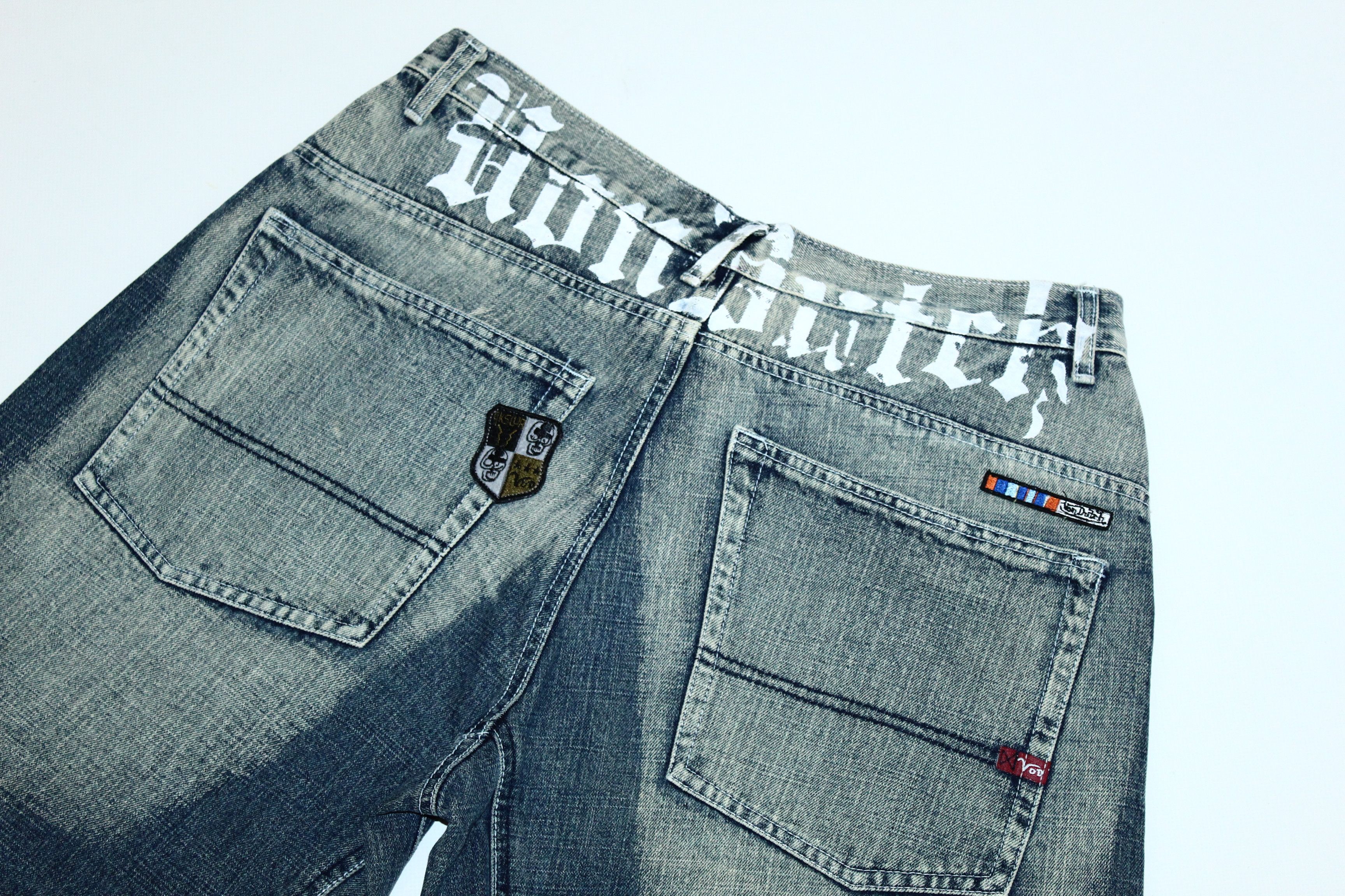 Von Dutch 💥RARE VTG💥 Von Dutch Bleach Design Baggy Rap Shorts Size US 34 / EU 50 - 9 Thumbnail