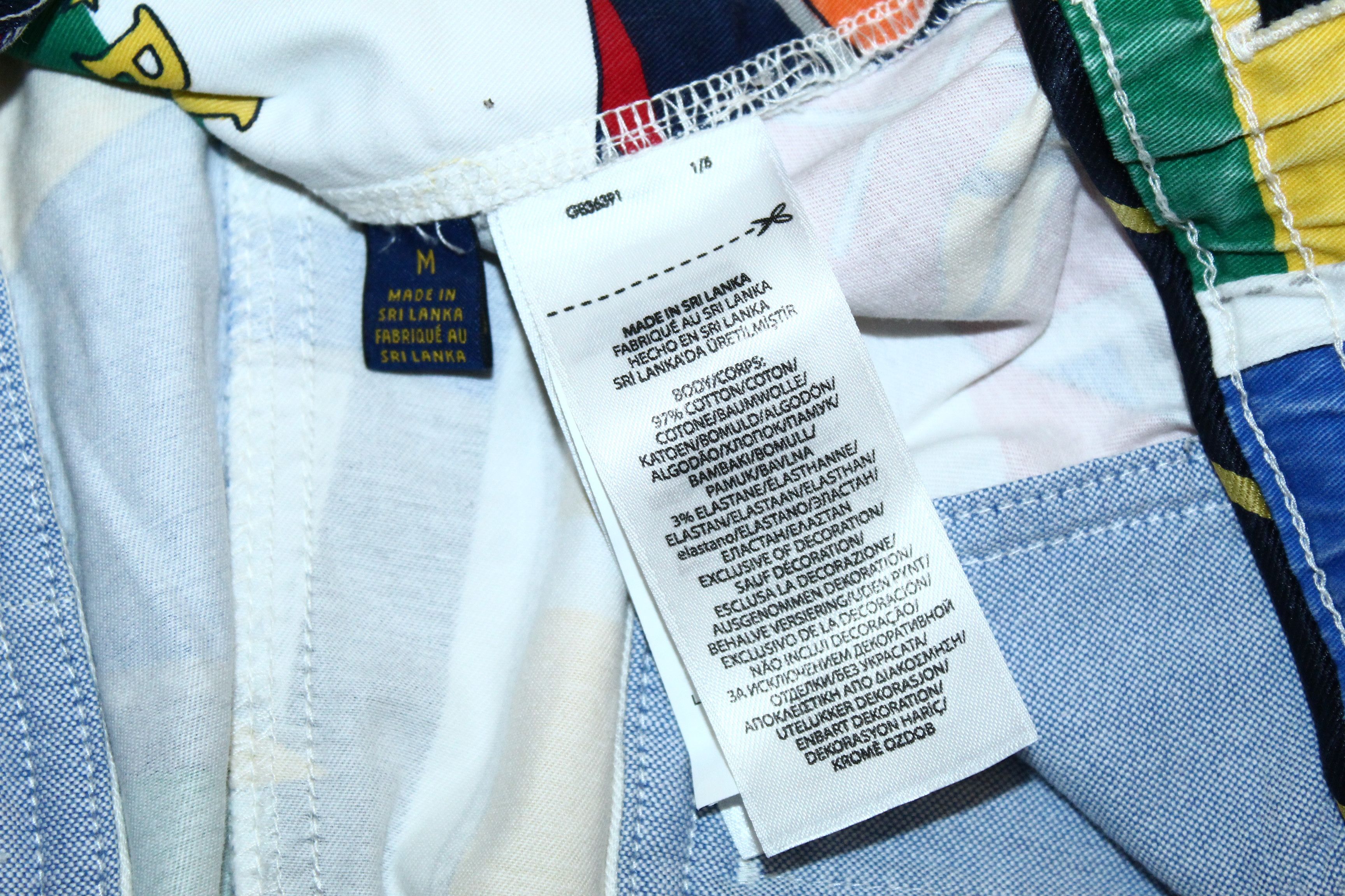 Polo Ralph Lauren 💥 RARE 💥 Polo R.L. Prepster flag print chino shorts Size US 32 / EU 48 - 6 Thumbnail