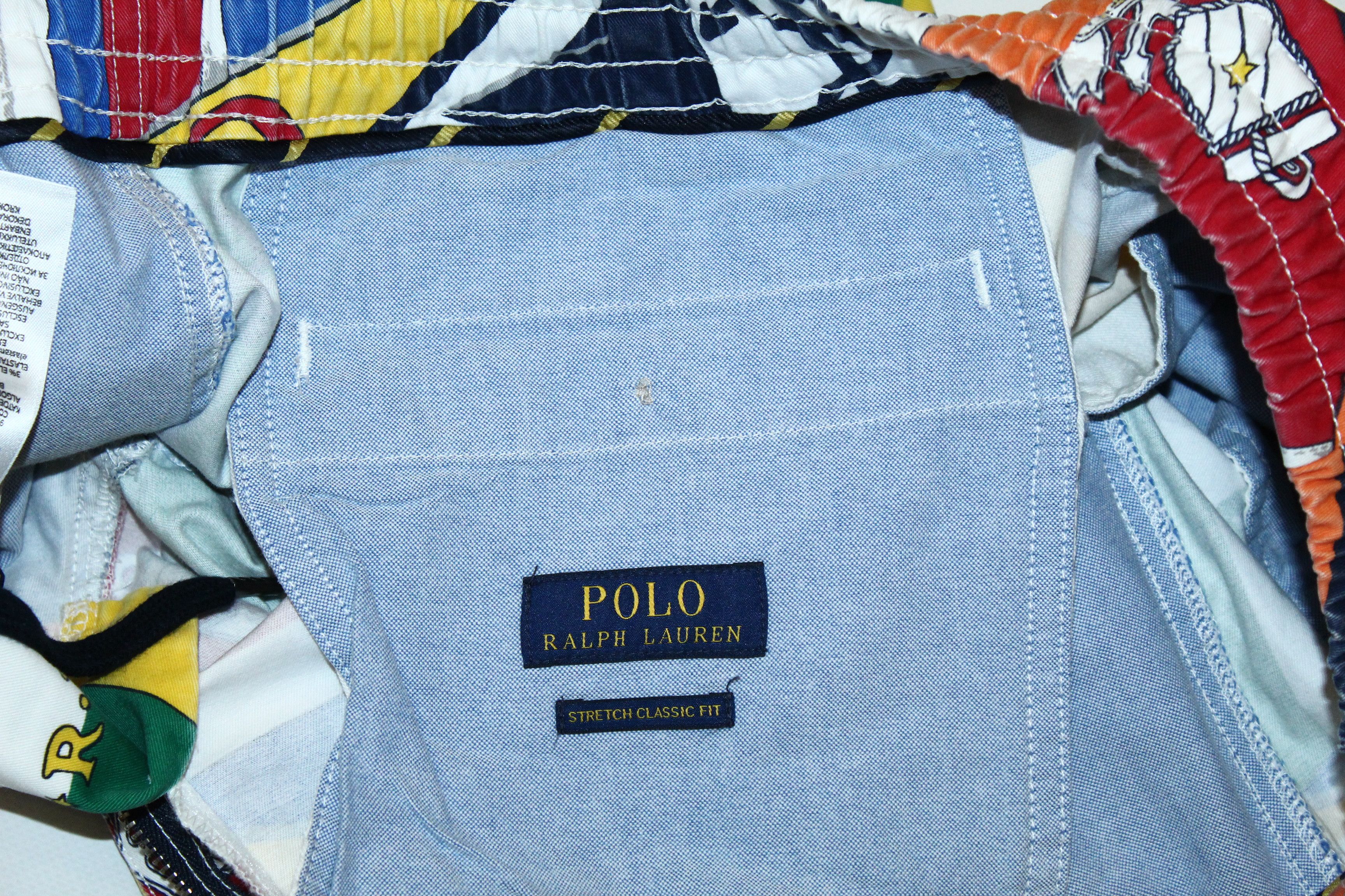 Polo Ralph Lauren 💥 RARE 💥 Polo R.L. Prepster flag print chino shorts Size US 32 / EU 48 - 9 Thumbnail