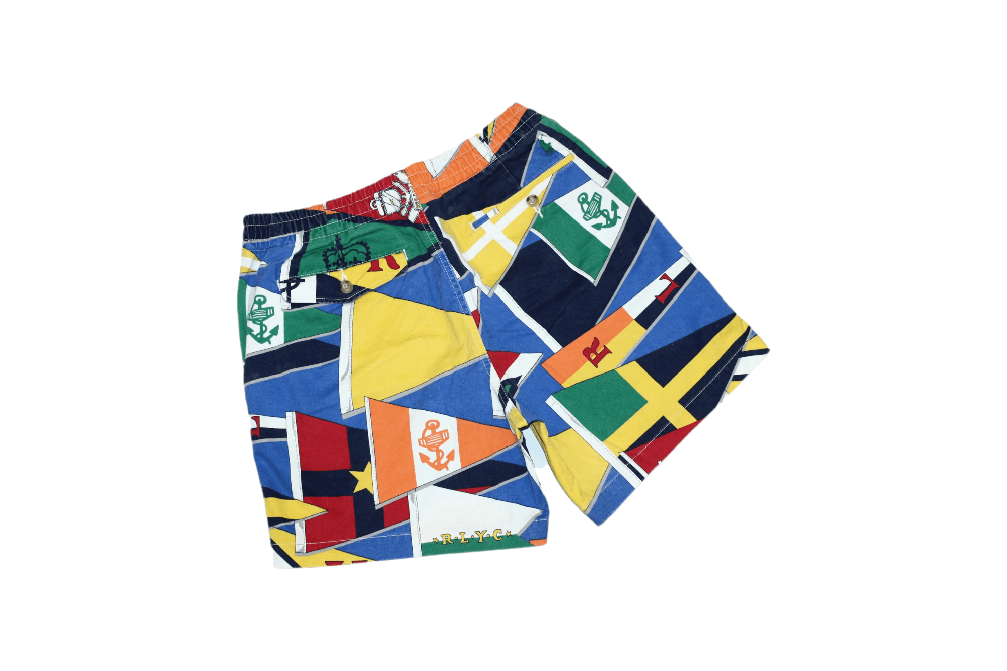 Polo Ralph Lauren 💥 RARE 💥 Polo R.L. Prepster flag print chino shorts Size US 32 / EU 48 - 2 Thumbnail