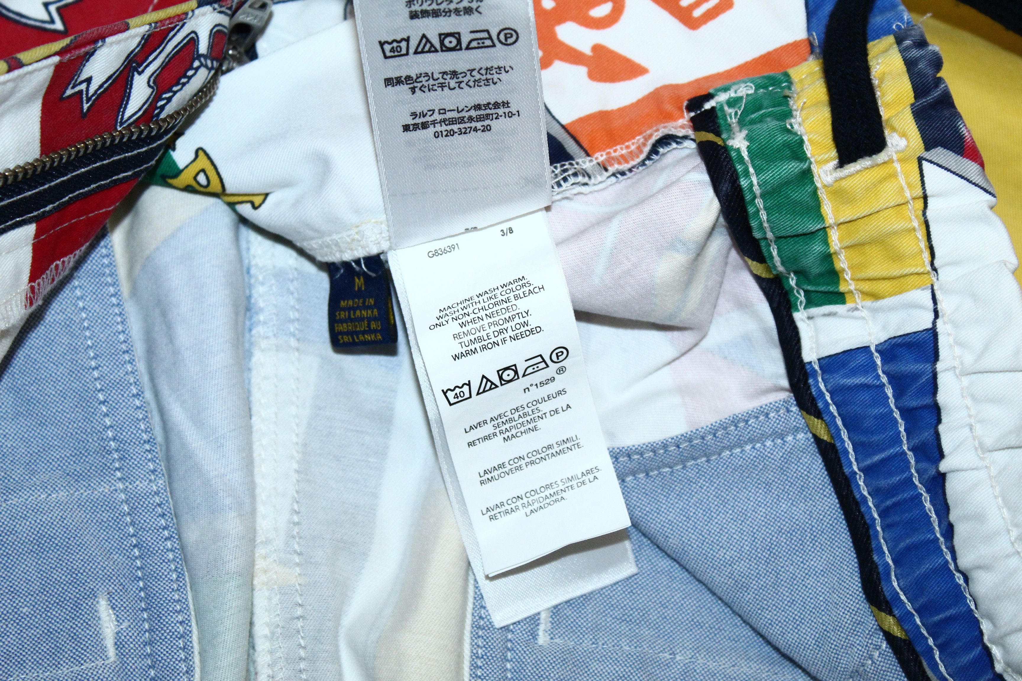 Polo Ralph Lauren 💥 RARE 💥 Polo R.L. Prepster flag print chino shorts Size US 32 / EU 48 - 7 Thumbnail