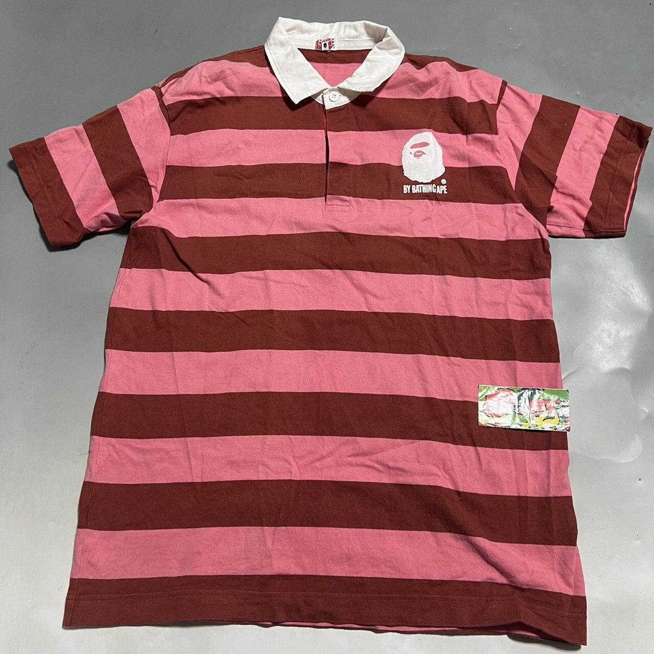 Bape BAPE APE HEAD polo shirt border | Grailed