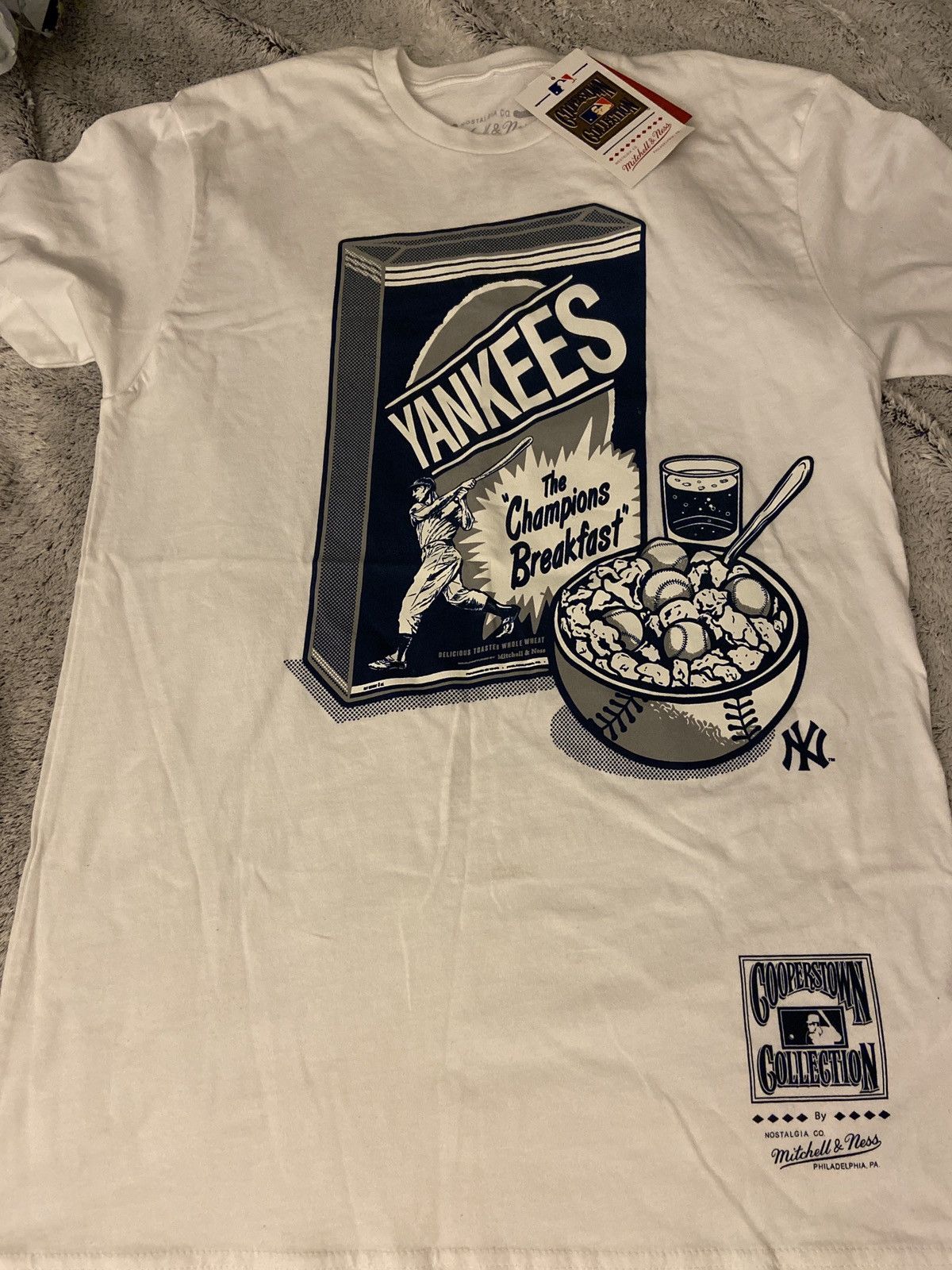 Mitchell & Ness New York Yankees “The Champions Breakfast” Tee