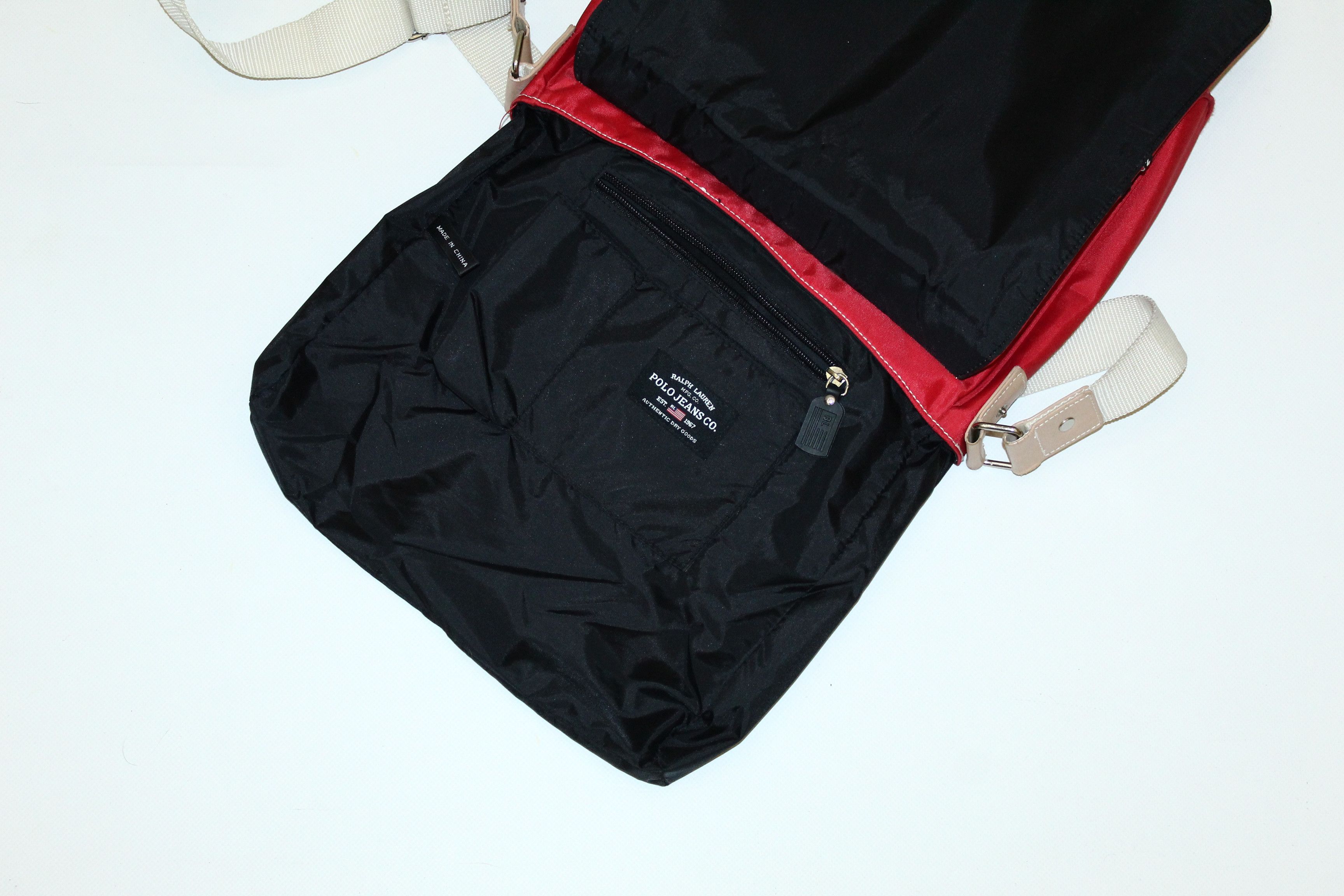 Polo Ralph Lauren VTG🔥 Polo Jeans Co. Ralph Lauren Crossbody Messanger Bag Size ONE SIZE - 6 Thumbnail