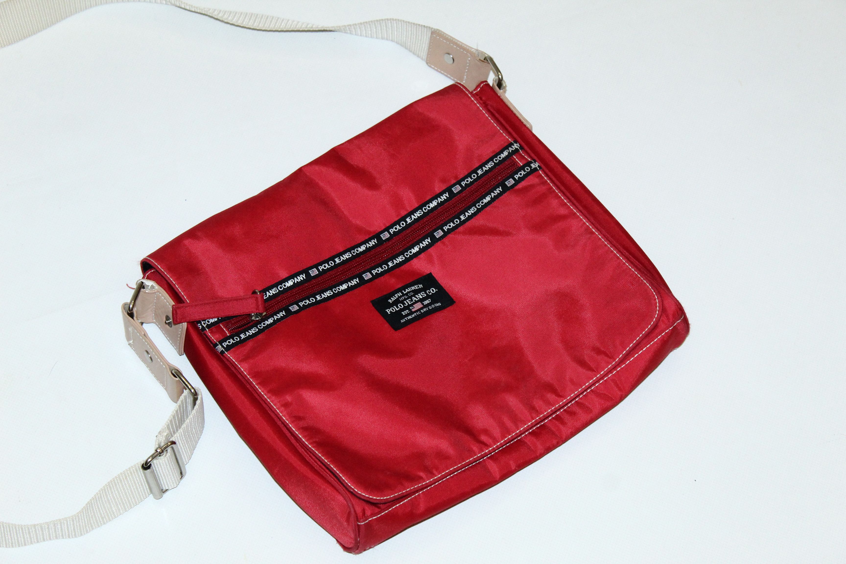 Polo Ralph Lauren VTG🔥 Polo Jeans Co. Ralph Lauren Crossbody Messanger Bag Size ONE SIZE - 2 Thumbnail