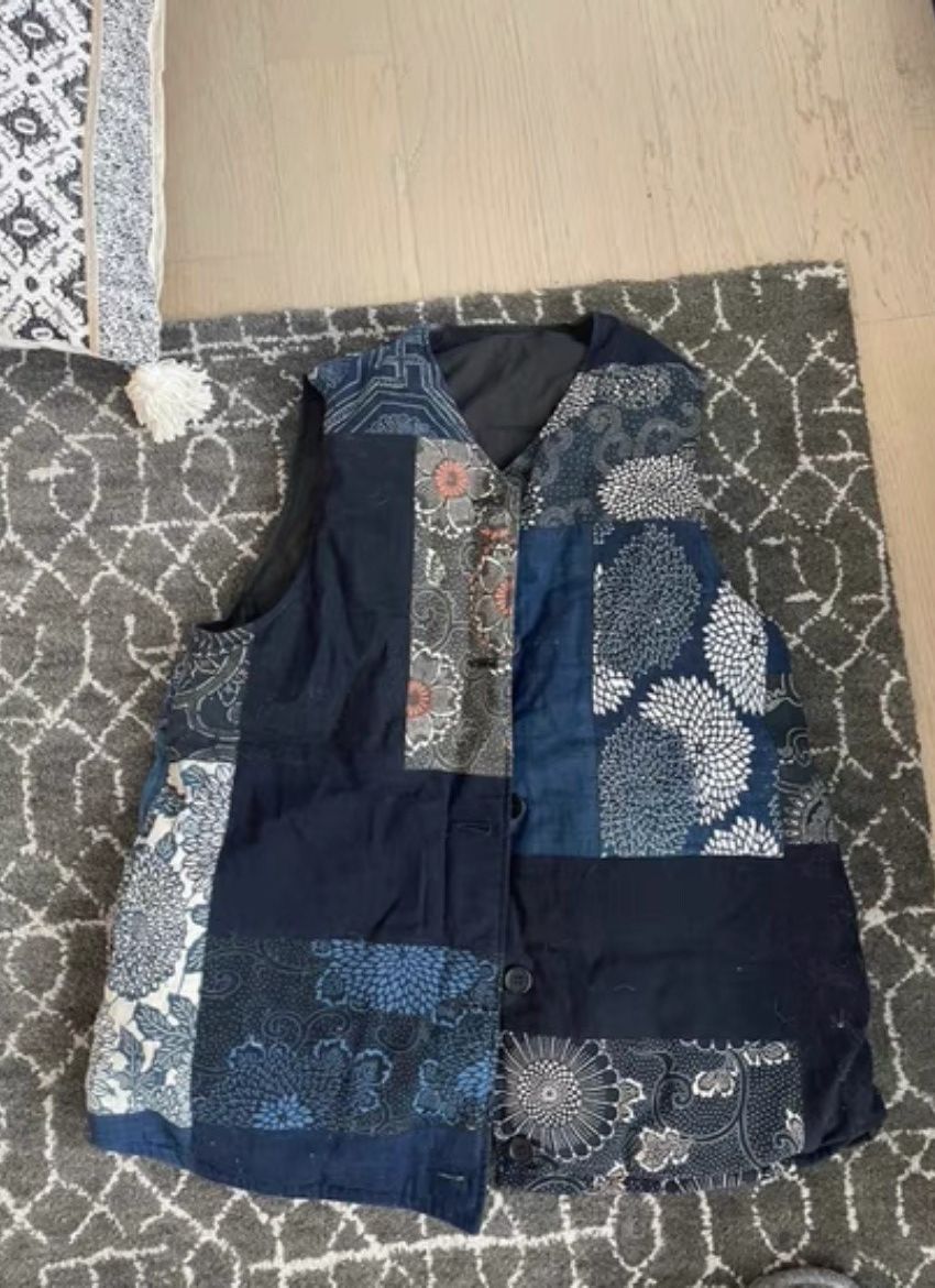 VISVIM ICT INSULATOR DOWN VEST BANDANA