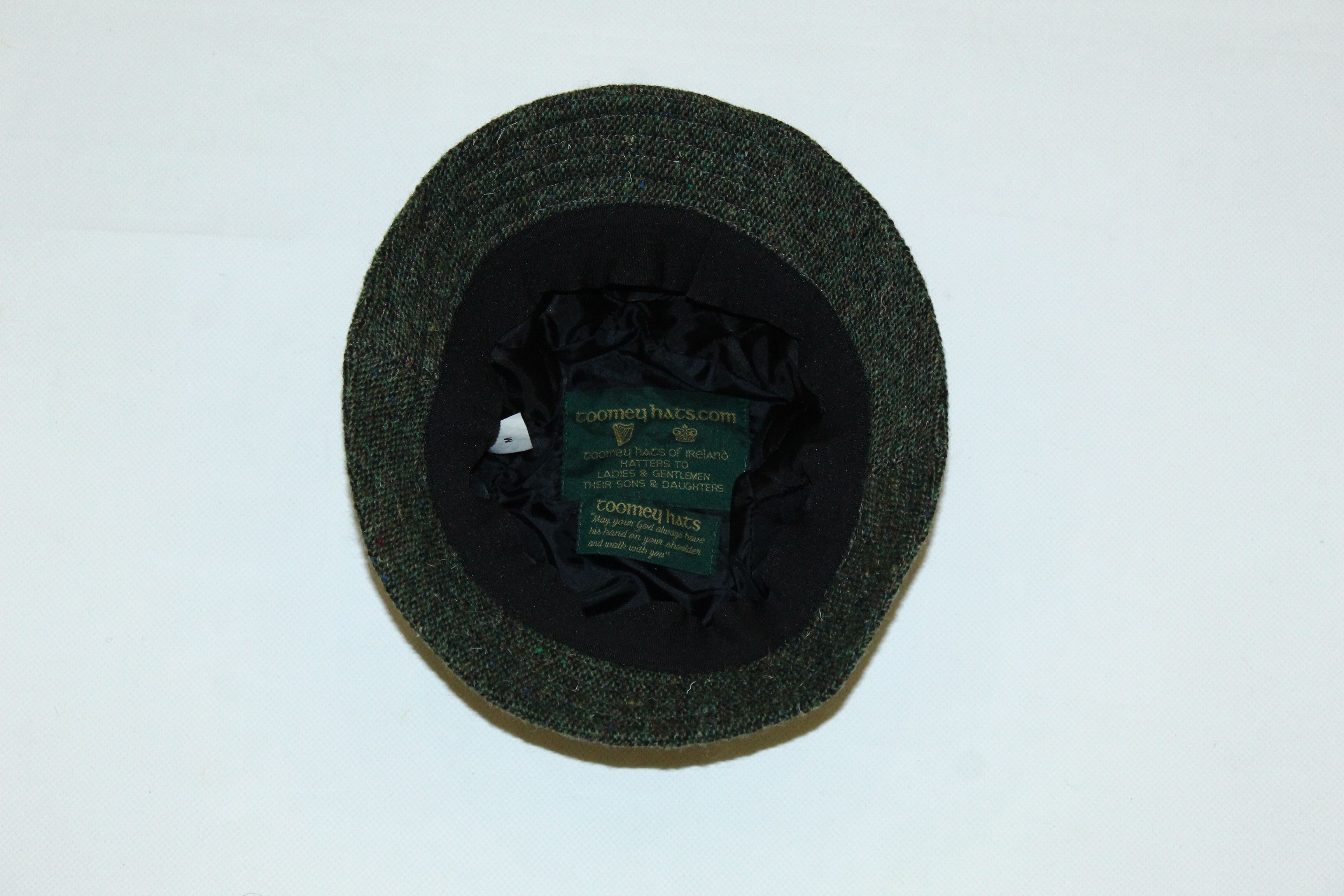 Donegal Tweed VTG🔥Toomey Hats Of Ireland Patchwork Tweed Hat Size ONE SIZE - 5 Thumbnail