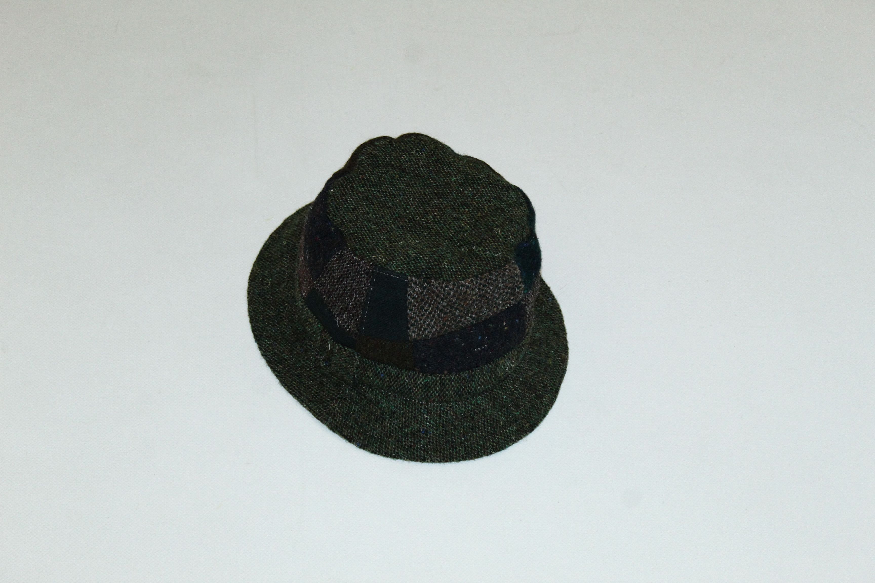 Donegal Tweed VTG🔥Toomey Hats Of Ireland Patchwork Tweed Hat Size ONE SIZE - 4 Thumbnail