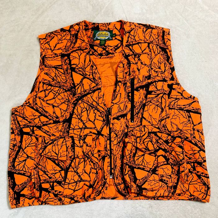 GUGULUZA Orange Camo Hunting Vest, Game Reversible, 55% OFF