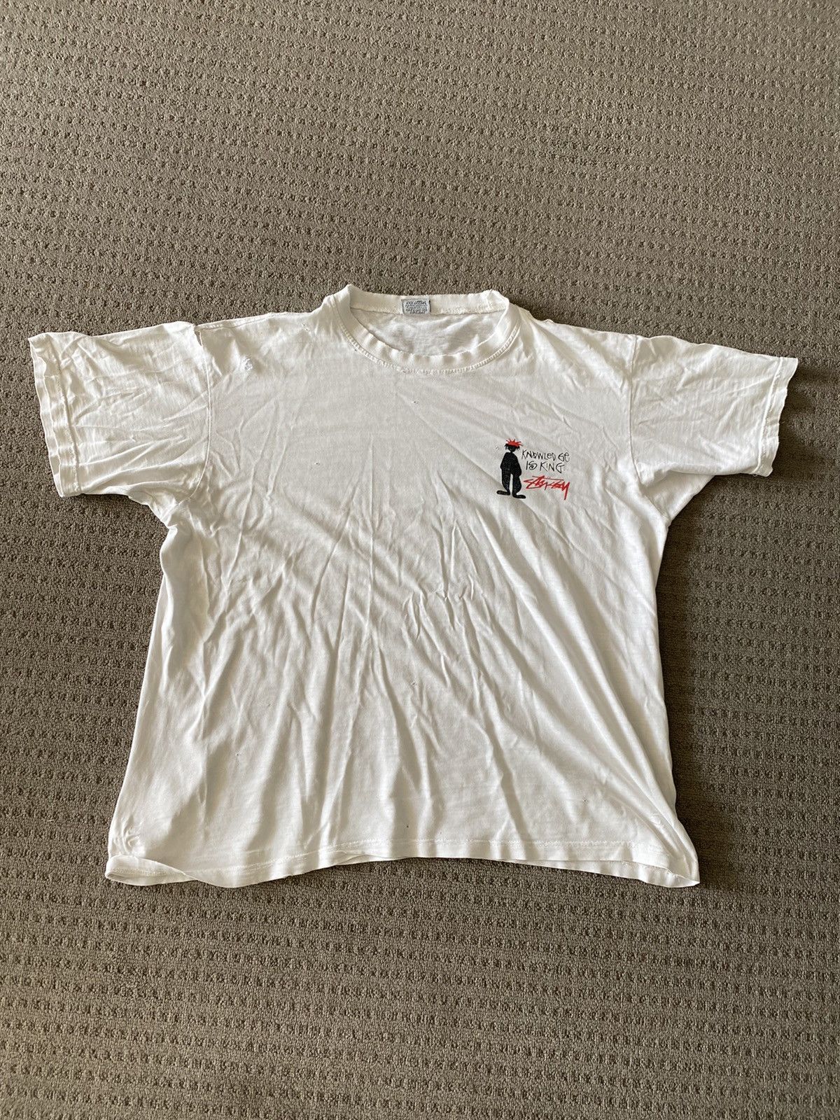Vintage Stussy “Knowledge is King” Tee