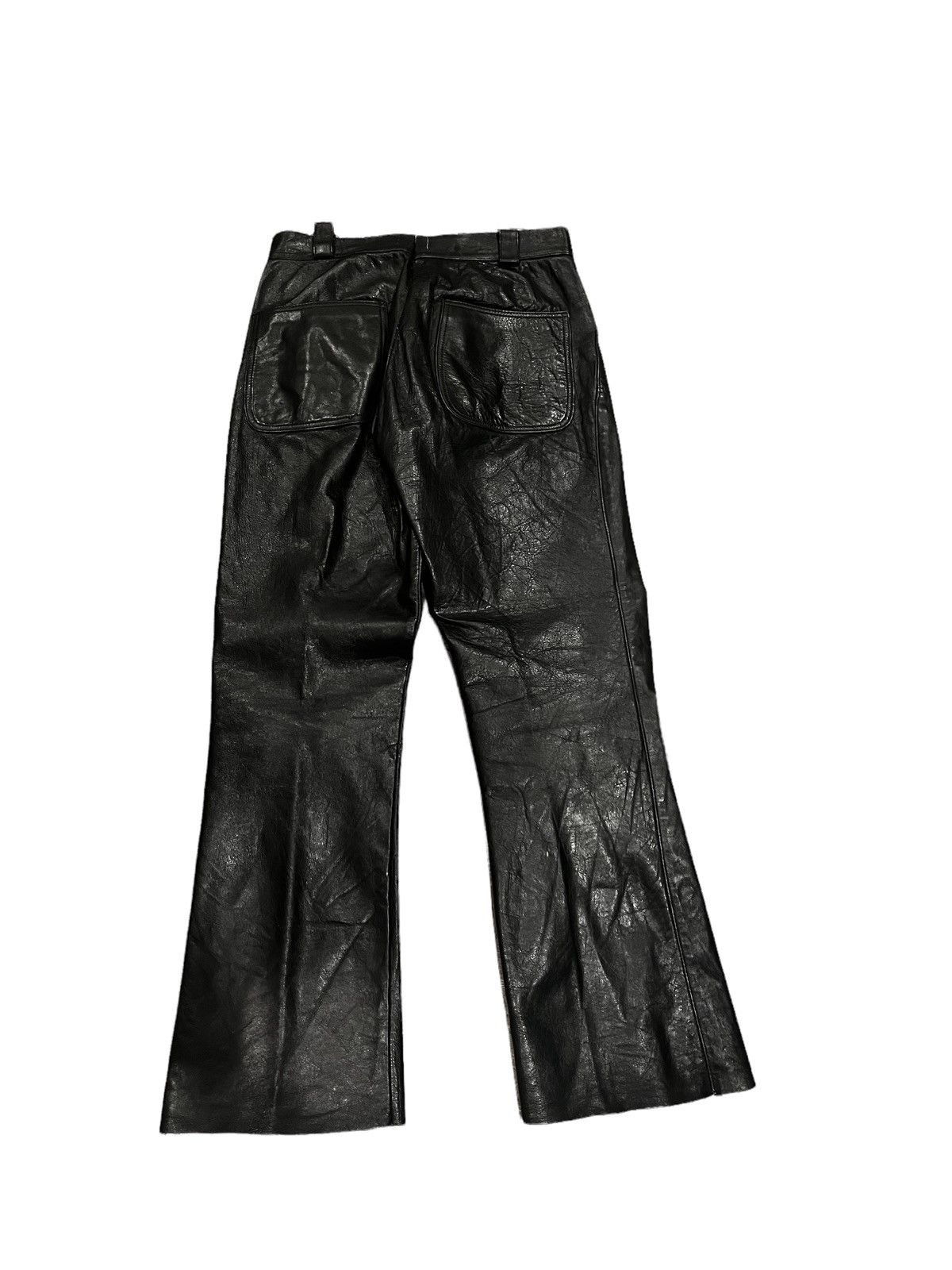 Other Vintage flared leather pants Size US 31 - 2 Thumbnail