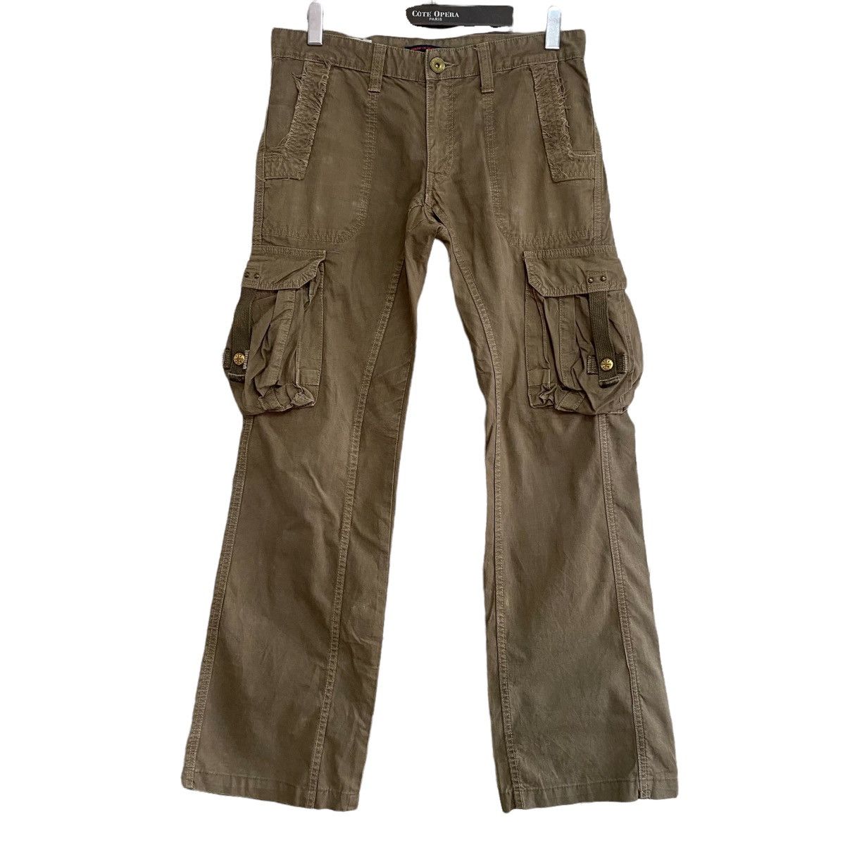 Japanese Brand Japanese Brand SURPLUS Cargo Flares Pants Size US 30 / EU 46 - 1 Thumbnail