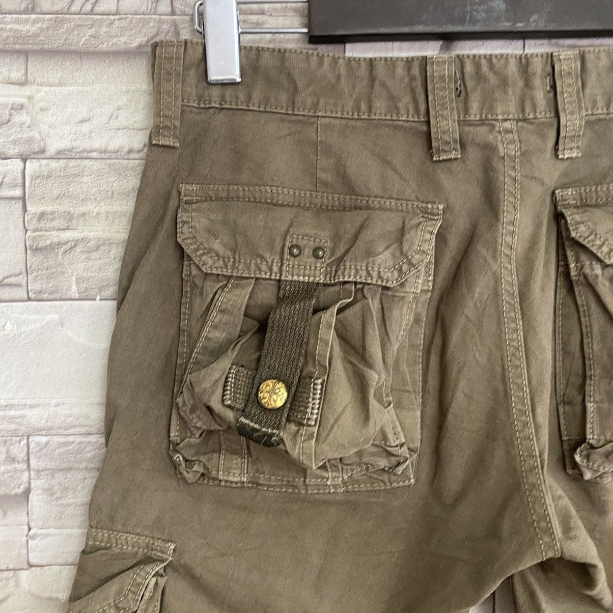 Japanese Brand Japanese Brand SURPLUS Cargo Flares Pants Size US 30 / EU 46 - 15 Thumbnail