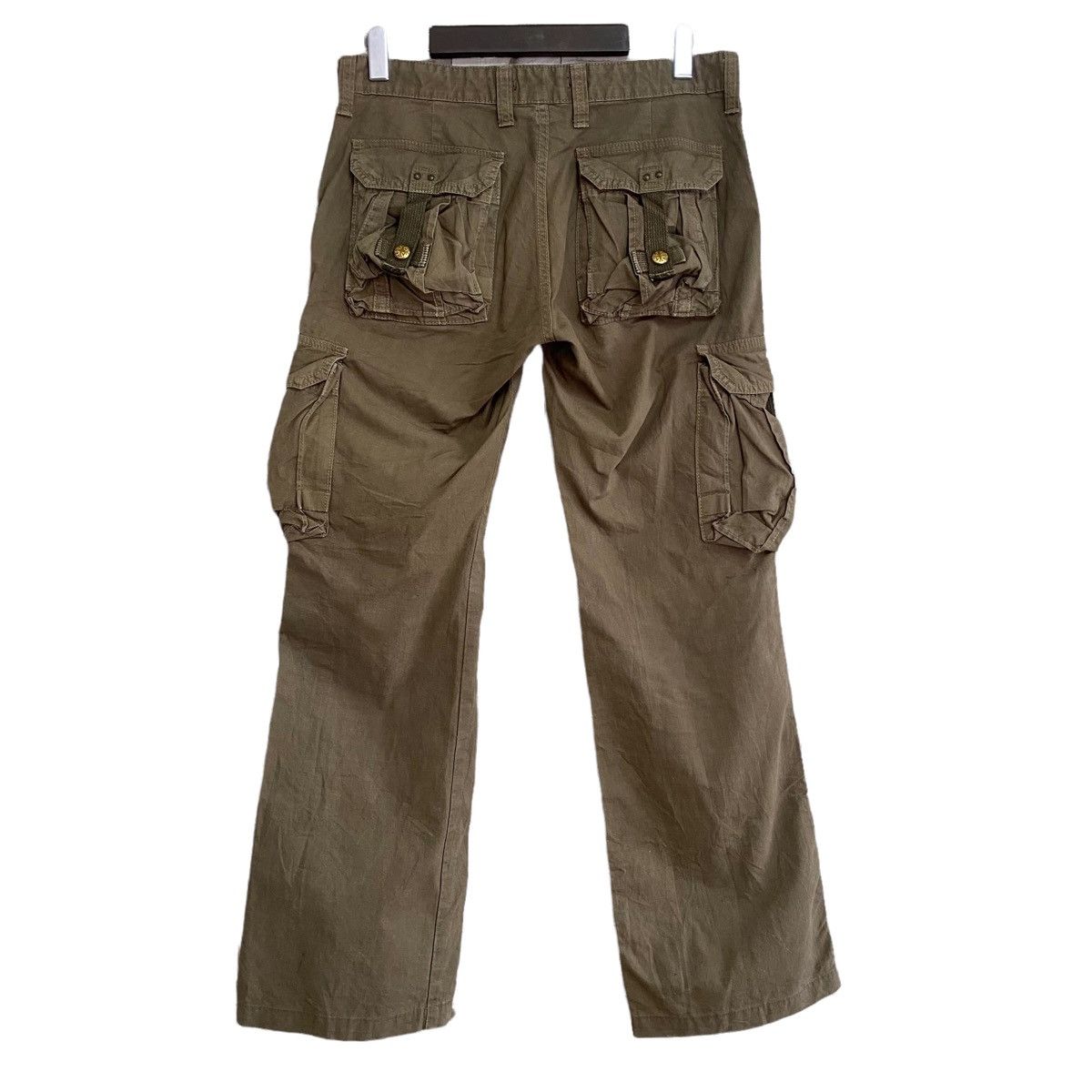 Japanese Brand Japanese Brand SURPLUS Cargo Flares Pants Size US 30 / EU 46 - 2 Thumbnail