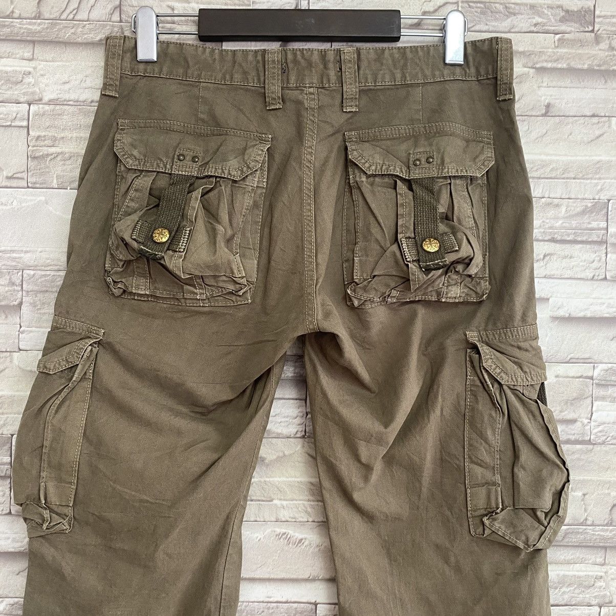 Japanese Brand Japanese Brand SURPLUS Cargo Flares Pants Size US 30 / EU 46 - 13 Thumbnail