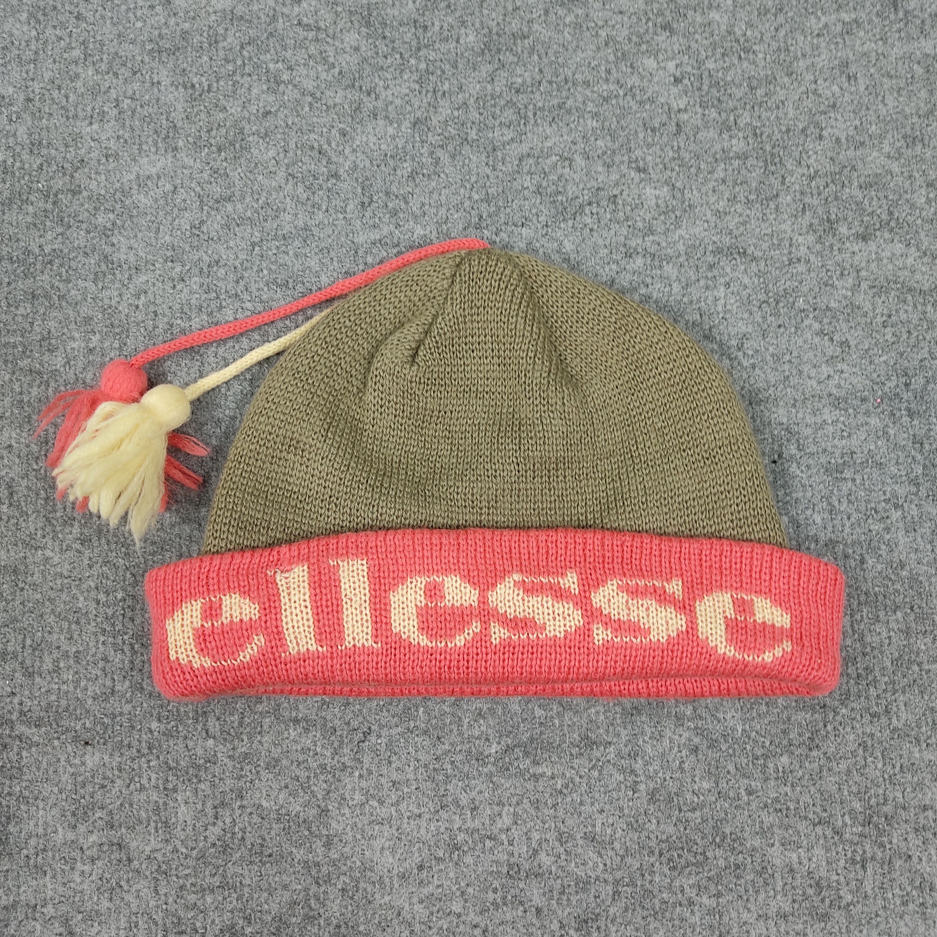 Ellesse × Vintage Vintage Ellesse Beanie Hat B918 Size ONE SIZE - 4 Thumbnail