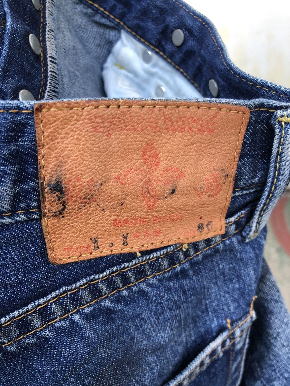 Yohji Yamamoto Yohji Yamamoto Painter Denim Size US 36 / EU 52 - 4 Thumbnail