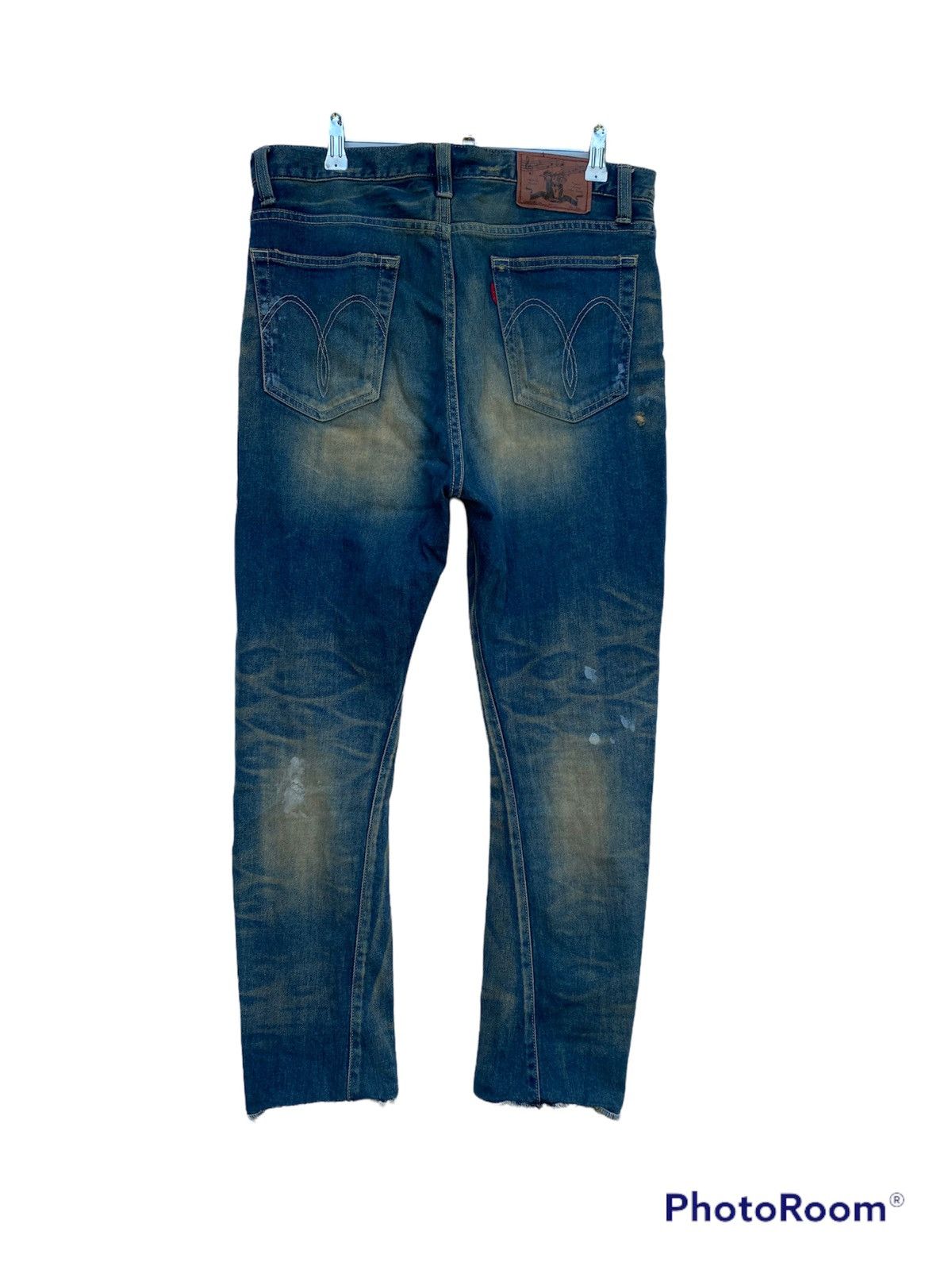 Hysteric Glamour × Japanese Brand × PPFM JAPANESE BRAND LAUGH VALLEY DESTROYED PANTS SEDITIONARIES Size US 32 / EU 48 - 2 Thumbnail