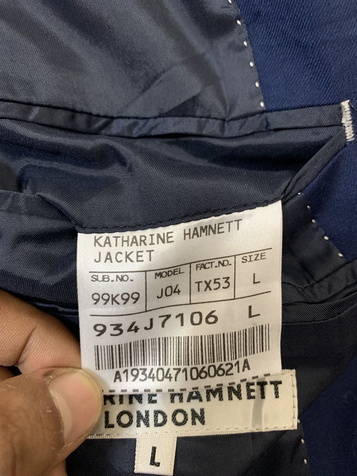 Katharine Hamnett London Katherine Hamnett London Blazer Jacket Size US M / EU 48-50 / 2 - 6 Thumbnail