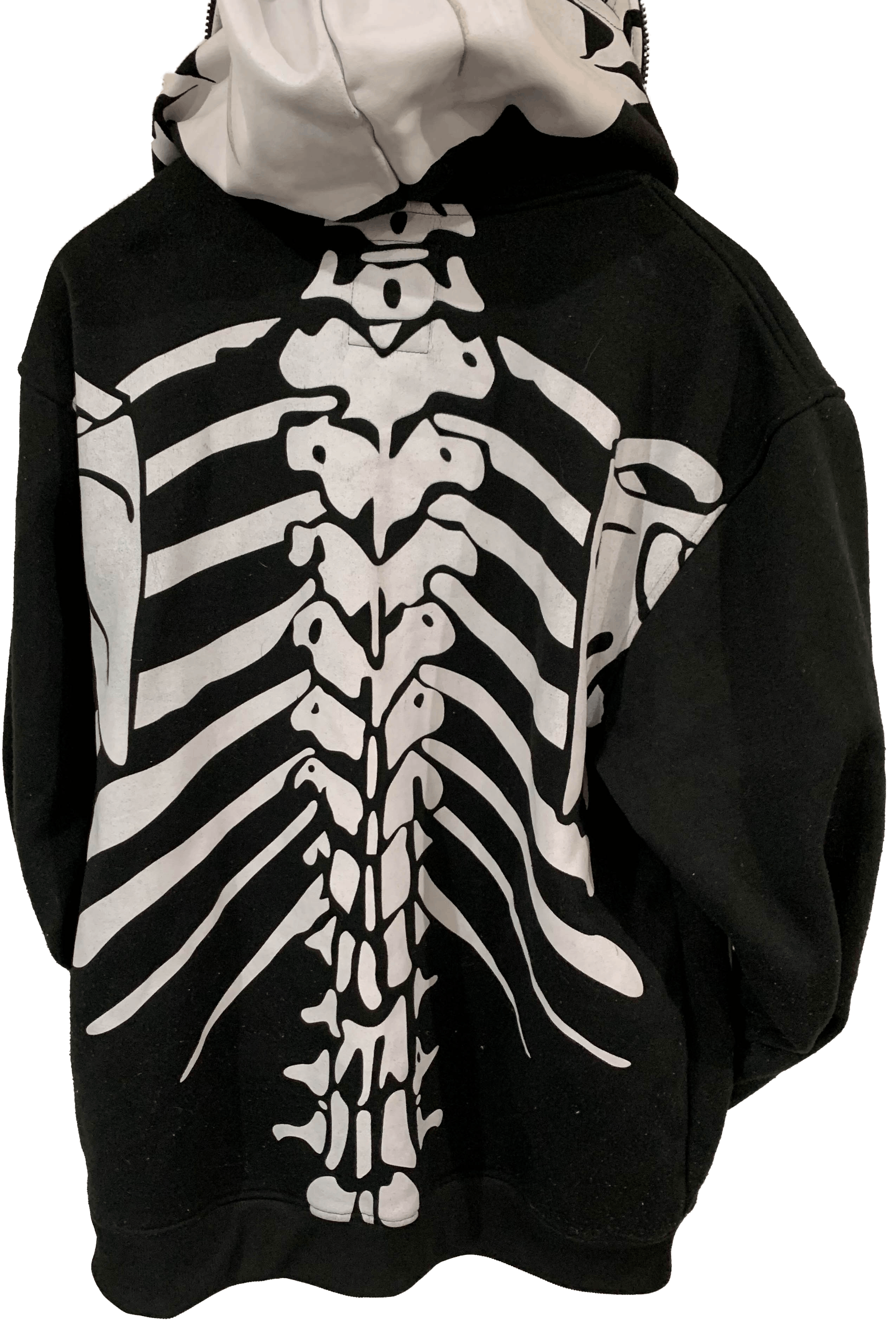 Mecca × Vintage Vintage Y2K Mecca Full Zip Skeleton Hoodie Mecca × Vintage Vintage Y2K Mecca Full Zip Skeleton Hoodie