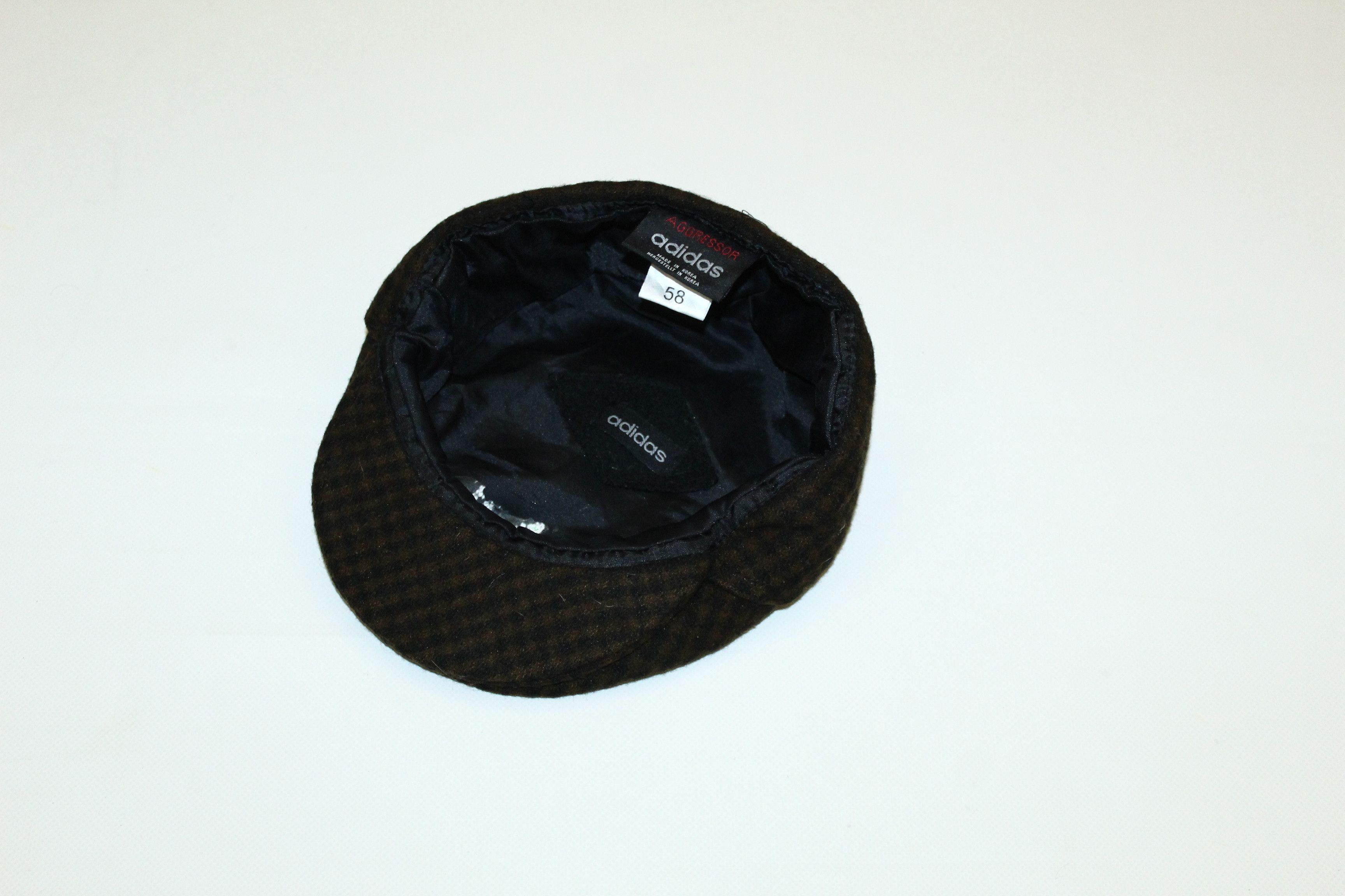 Adidas 💥RARE VTG💥 90s Adidas Aggressor Wool Tweed Hat Size ONE SIZE - 2 Thumbnail