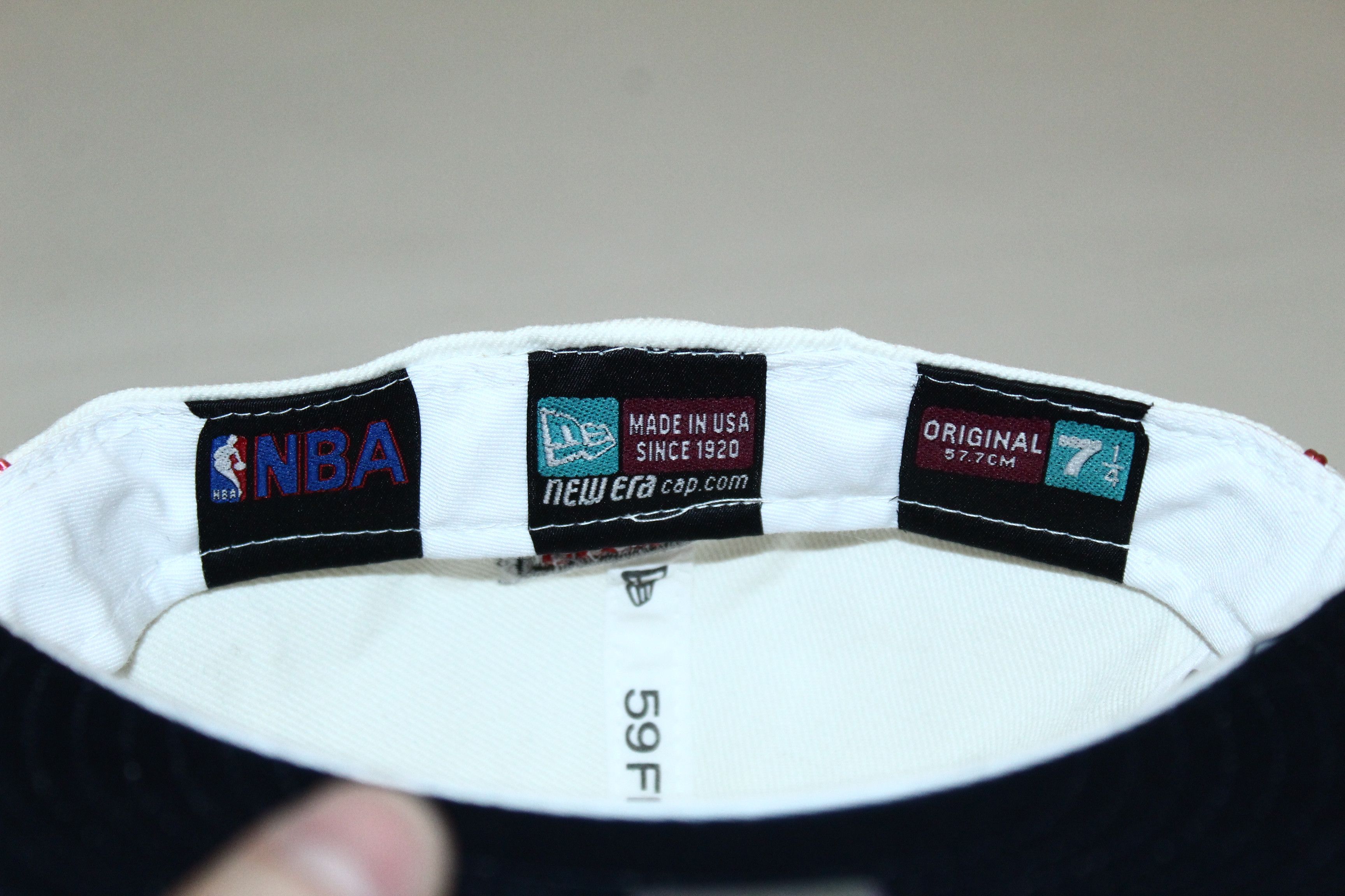 New Era VTG🔥New Era Brooklyn Nets Cap 7 1/4 Size ONE SIZE - 7 Thumbnail