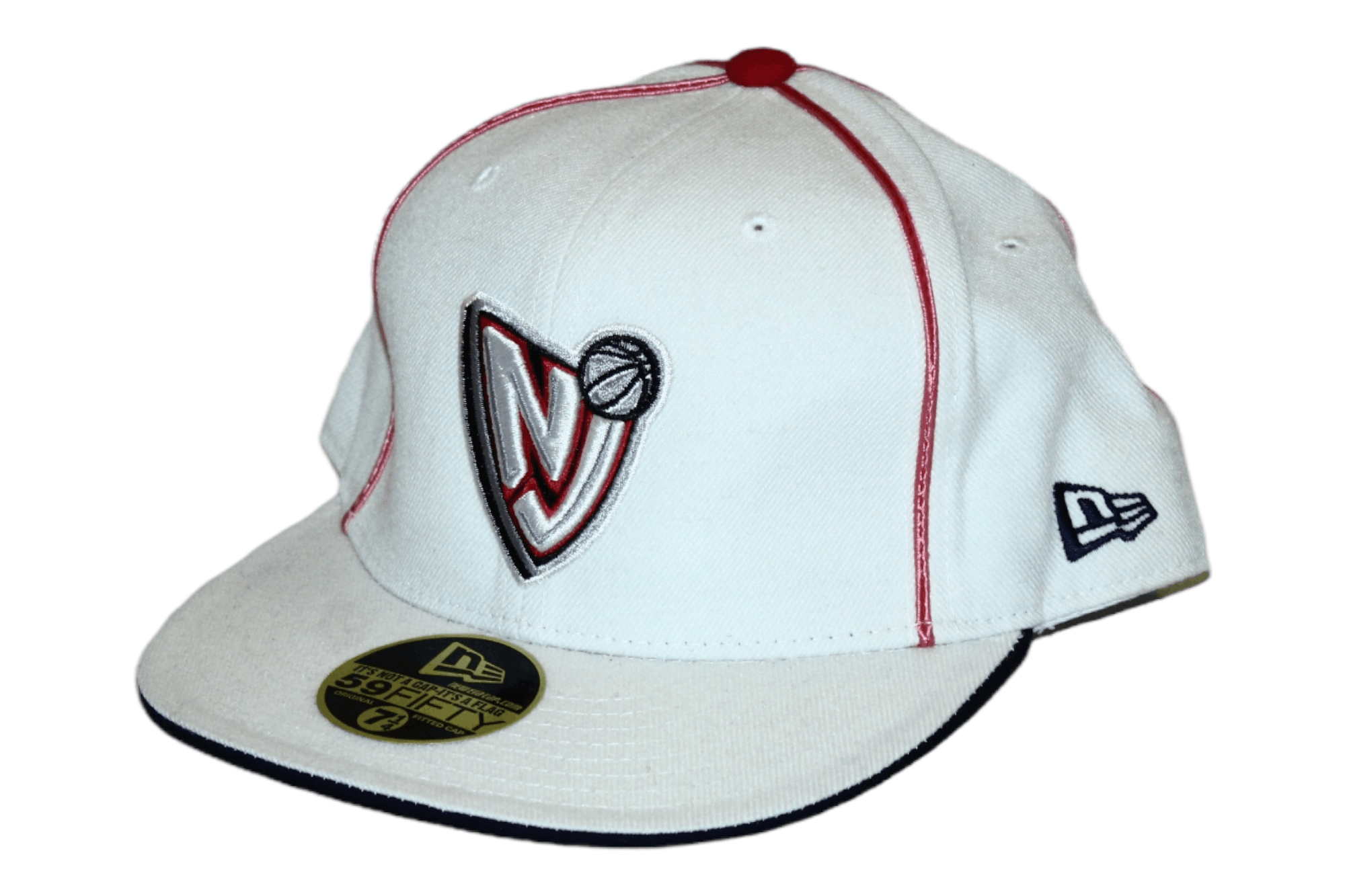 New Era VTG🔥New Era Brooklyn Nets Cap 7 1/4 Size ONE SIZE - 1 Thumbnail