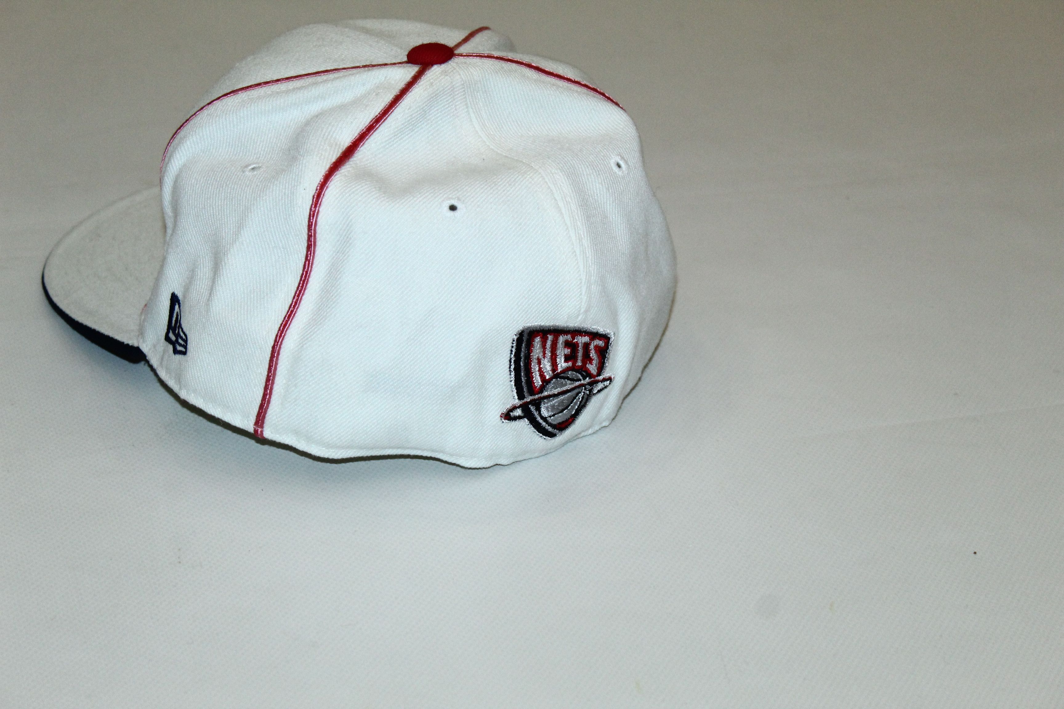 New Era VTG🔥New Era Brooklyn Nets Cap 7 1/4 Size ONE SIZE - 4 Thumbnail