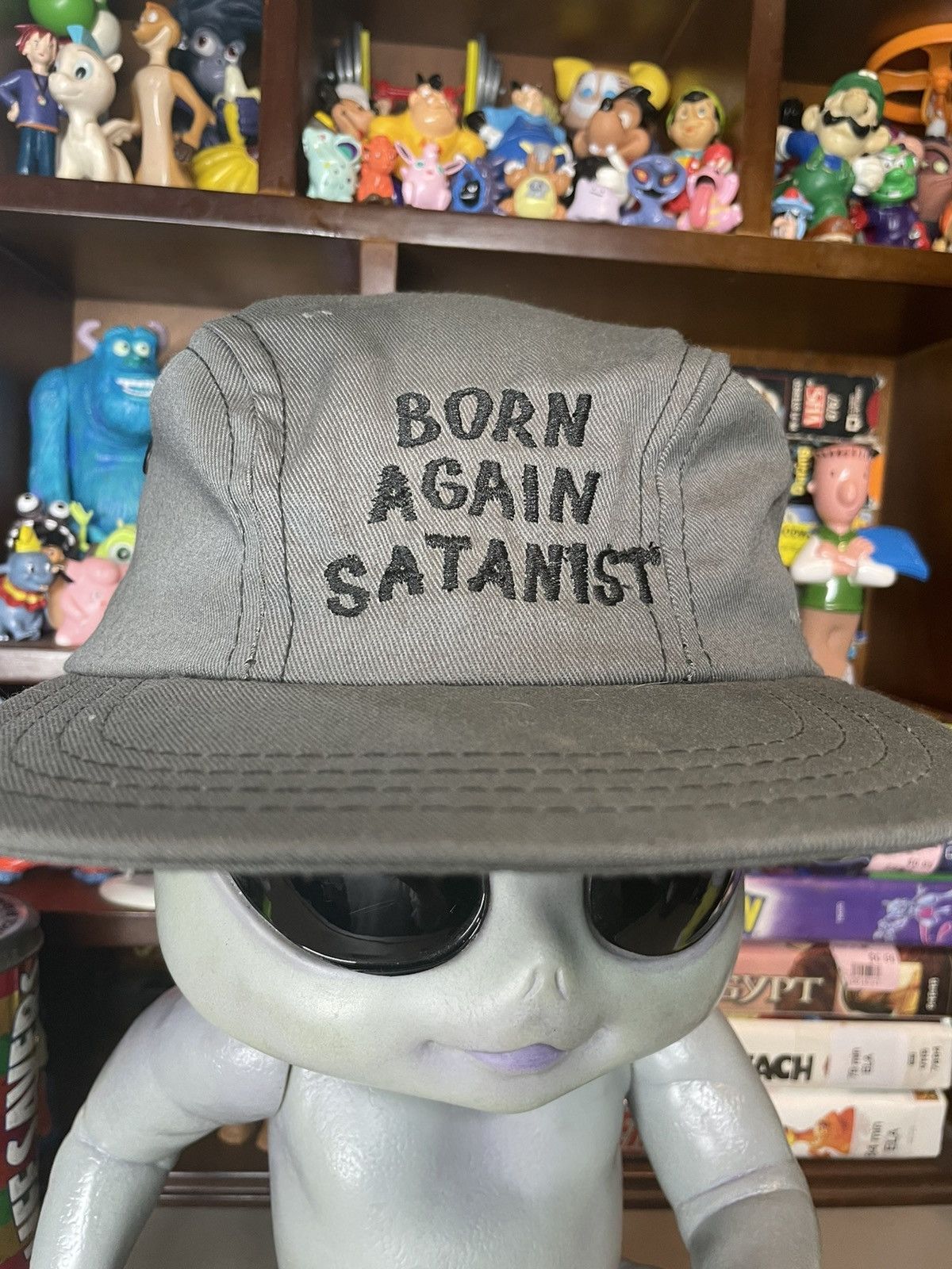 Vintage 70s 80s Born Again Satanist Satan Devil made in USA Vintage Size ONE SIZE - 1 Thumbnail