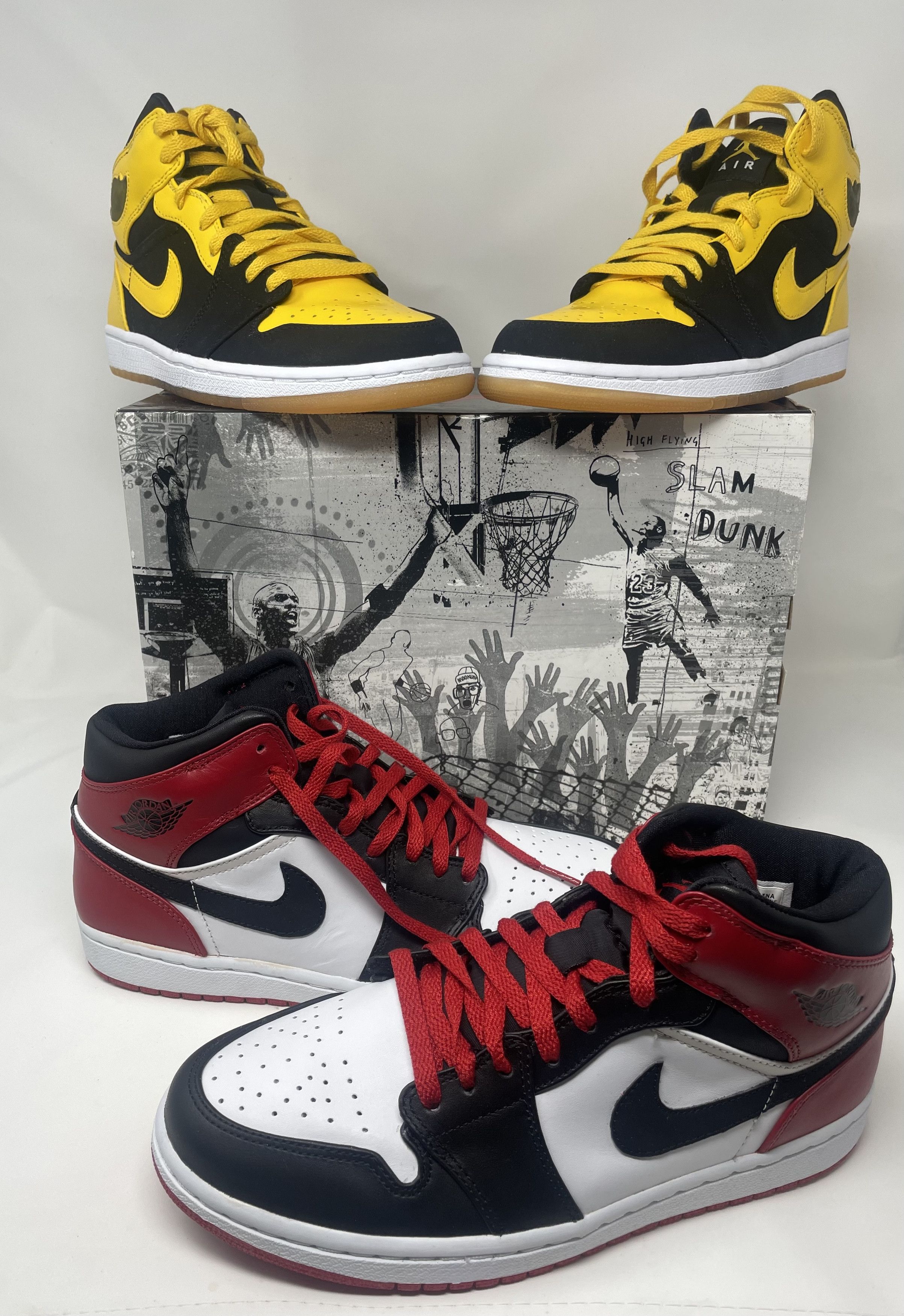 Vintage Nike Air Jordan 1 Mid Old Love New Love Beginning Moments Pack Men  10.5