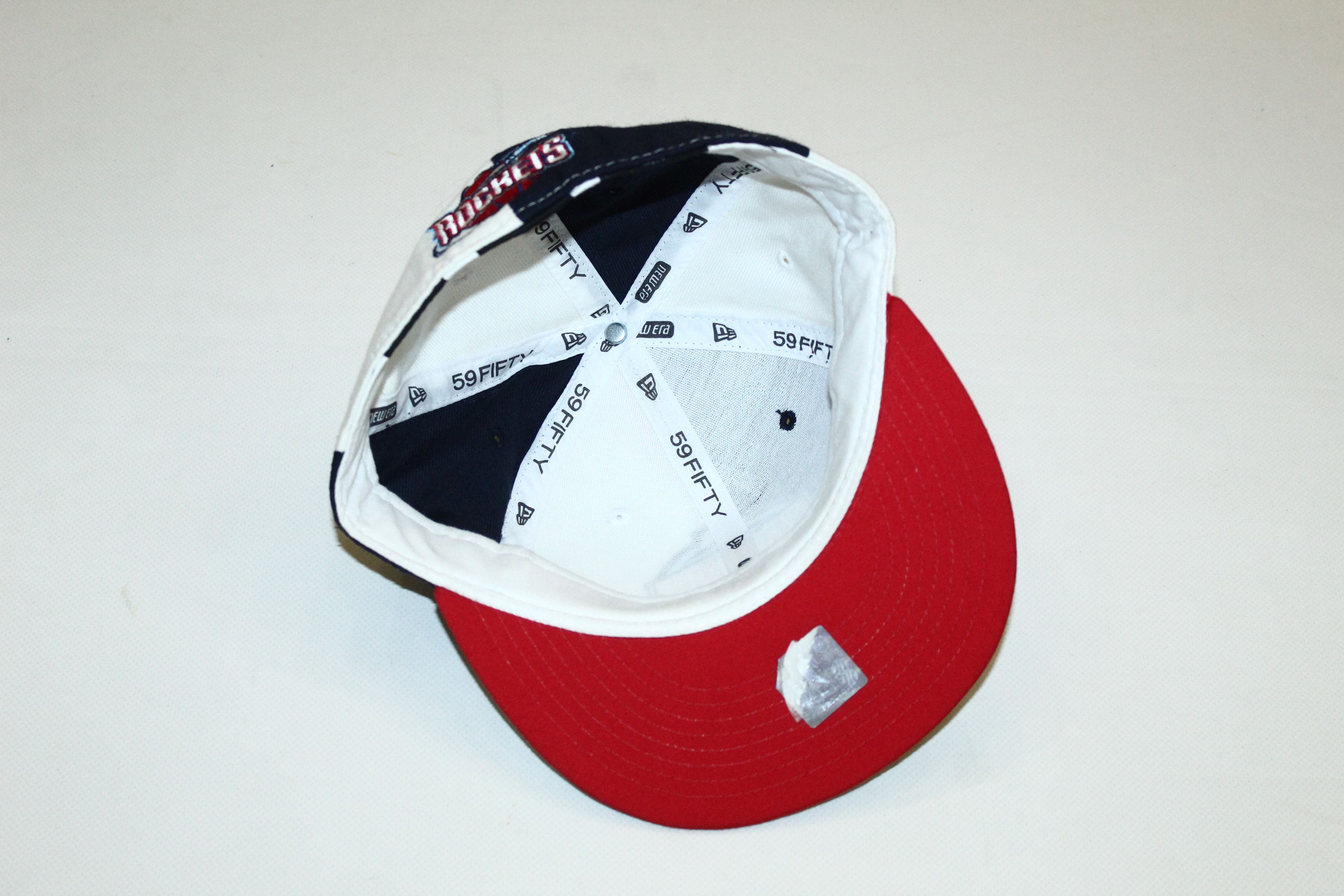 New Era RARE💥 90's Western Conference Houston Rockets Cap 7 1/8 Size ONE SIZE - 5 Thumbnail