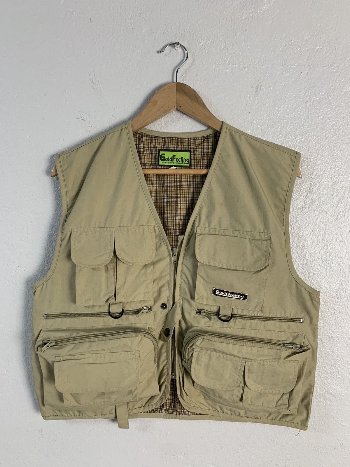 Japanese Brand Gold Feeling Multipocket Tactical Fishing Vest Size US M / EU 48-50 / 2 - 1 Thumbnail