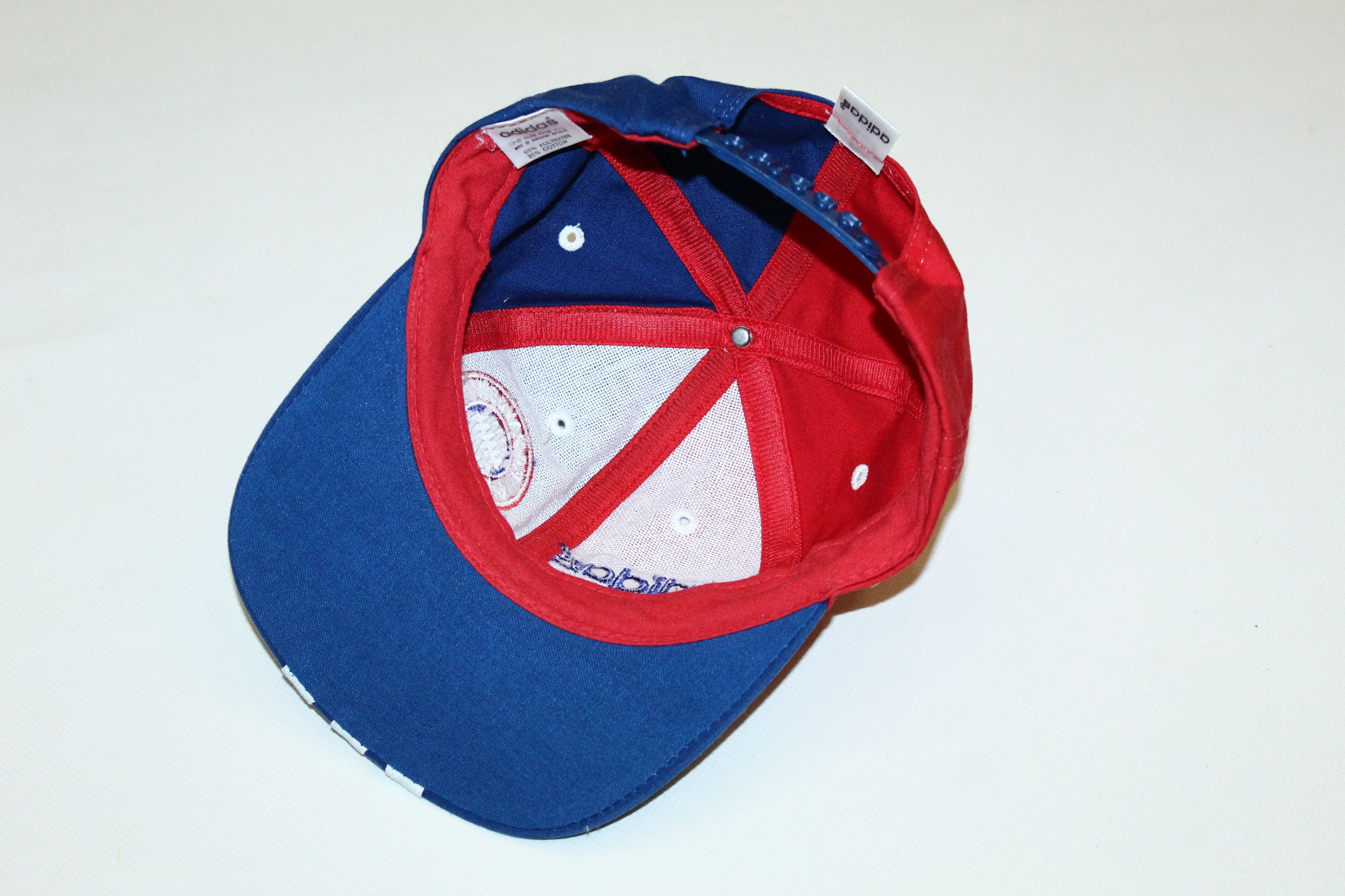 Adidas 🔥VTG🔥 Adidas F.C. Bayern Munchen Logo Embroidery Cap Size ONE SIZE - 6 Thumbnail