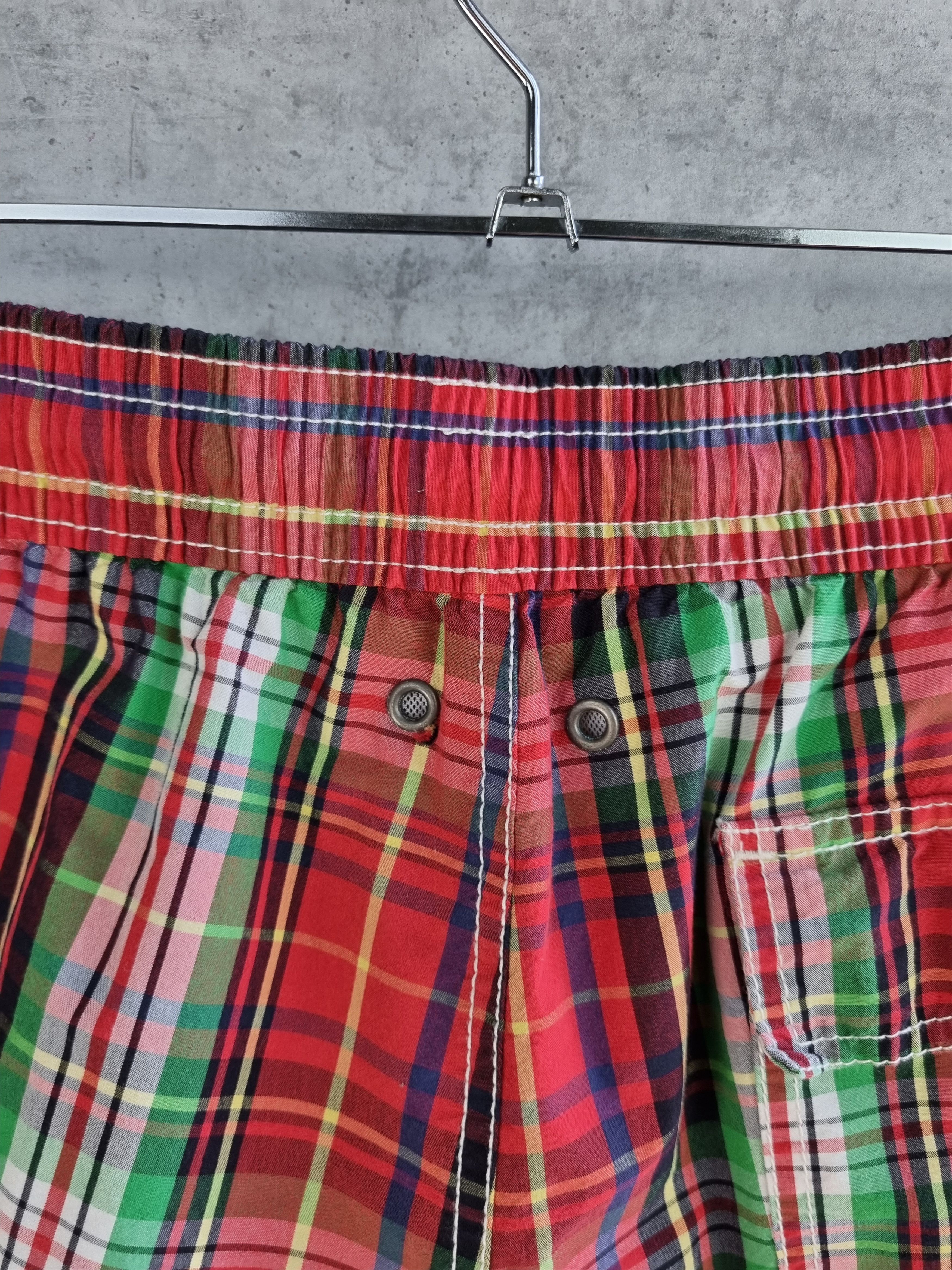 Polo Ralph Lauren × Ralph Lauren Plaid Polo Ralph Lauren Attractive Rare Nylon Shorts Size US 31 - 10 Thumbnail