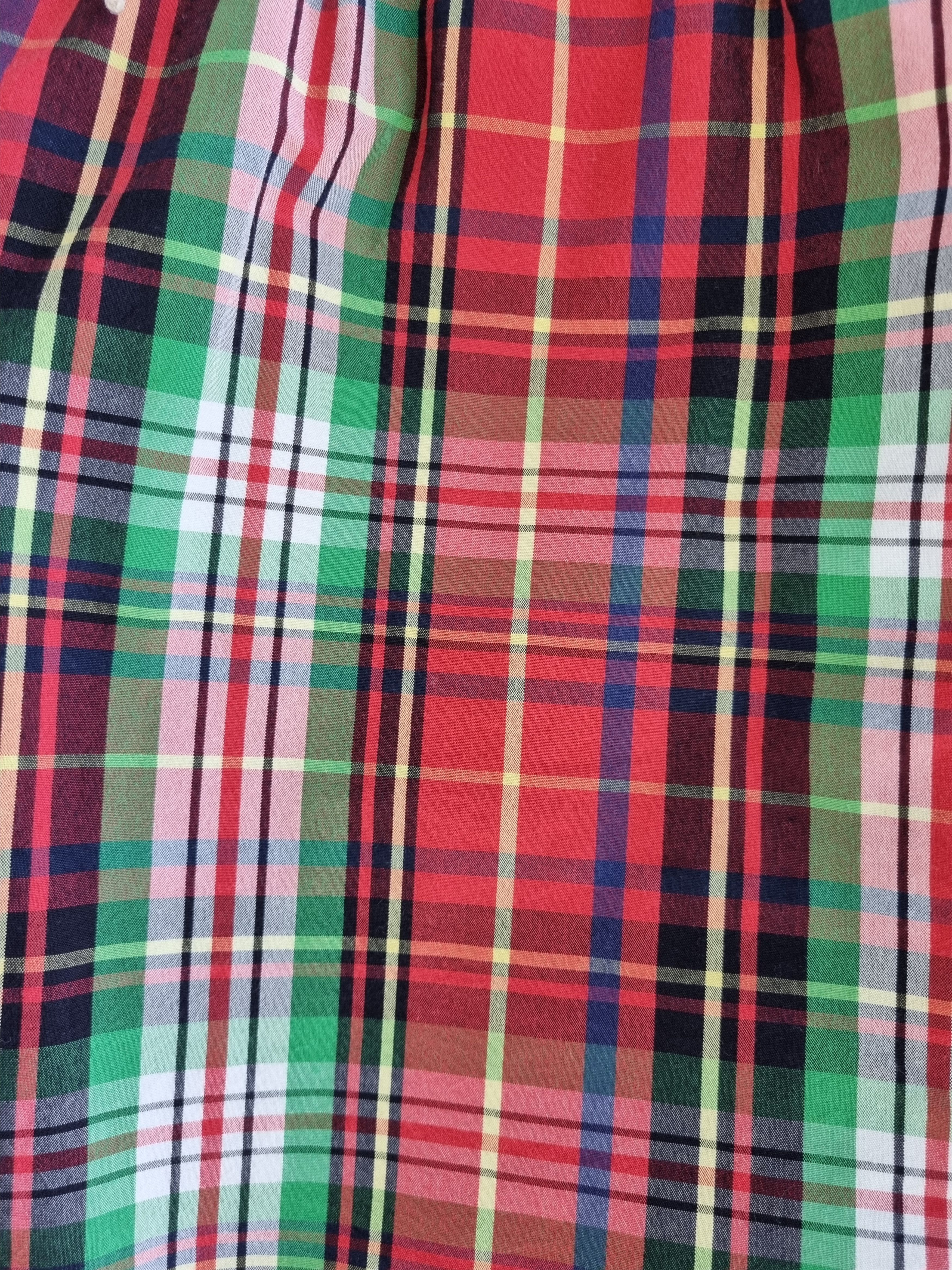 Polo Ralph Lauren × Ralph Lauren Plaid Polo Ralph Lauren Attractive Rare Nylon Shorts Size US 31 - 9 Thumbnail