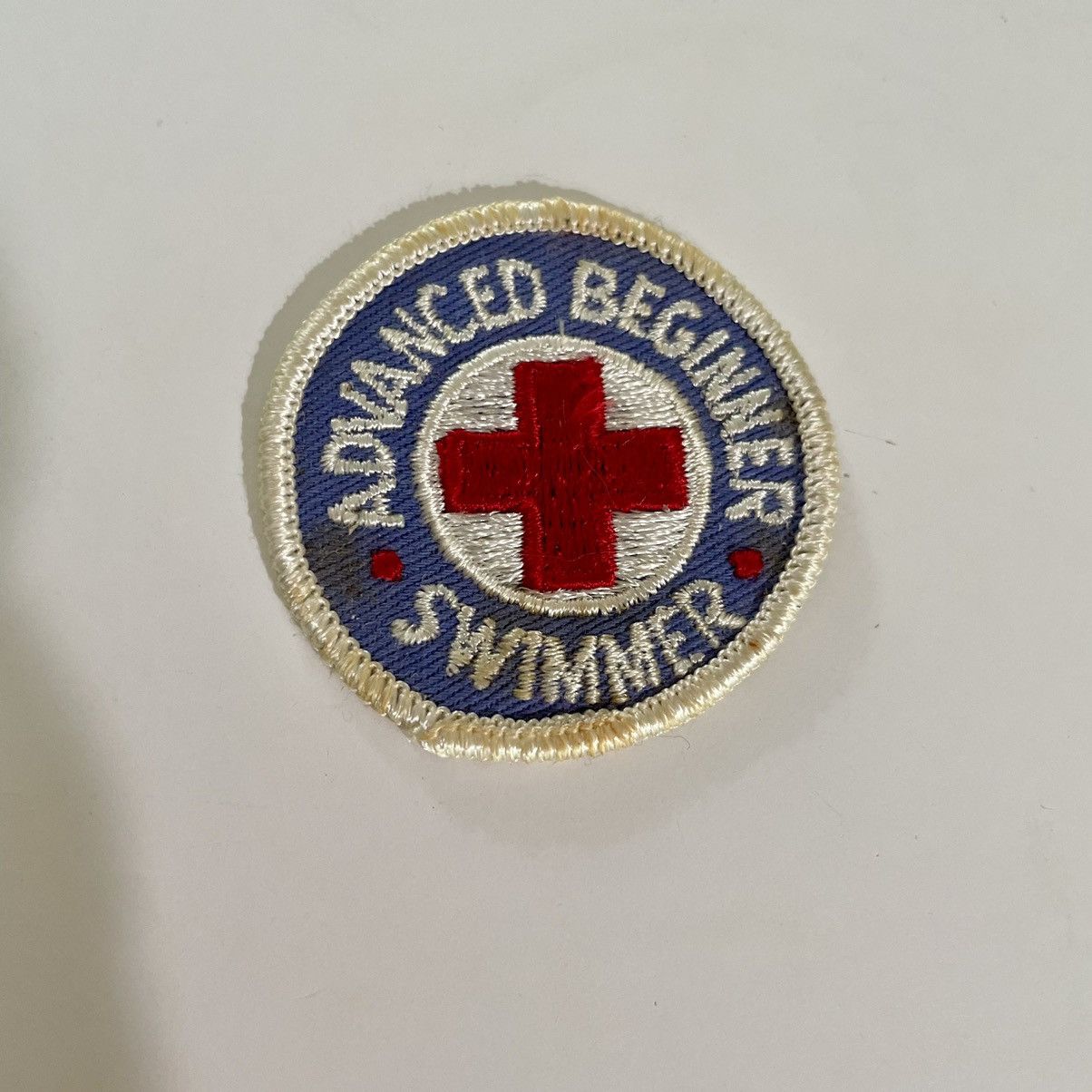 Vintage 70s ADVANCED BEGINNER SWIMMER Patch Sew On Vintage USA Size ONE SIZE - 1 Preview