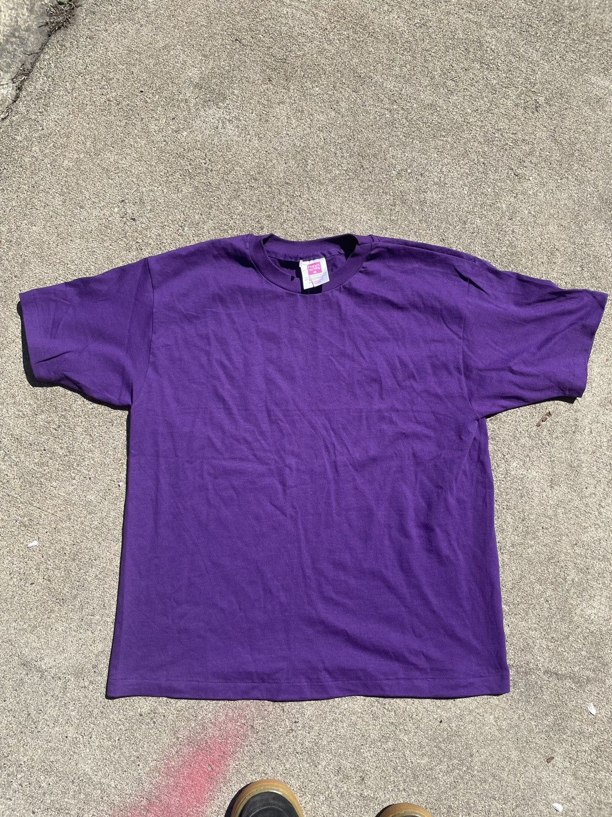 Hanes 90s Vintage Hanes Made in USA Blank Single Stitch T-Shirt Size US M / EU 48-50 / 2 - 2 Thumbnail
